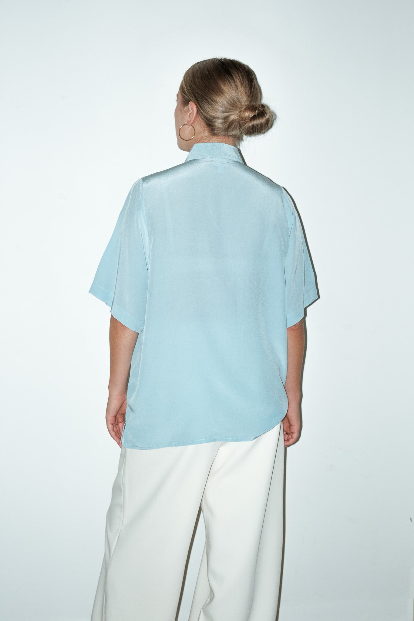 Moonlake 100% zijde blouse - M