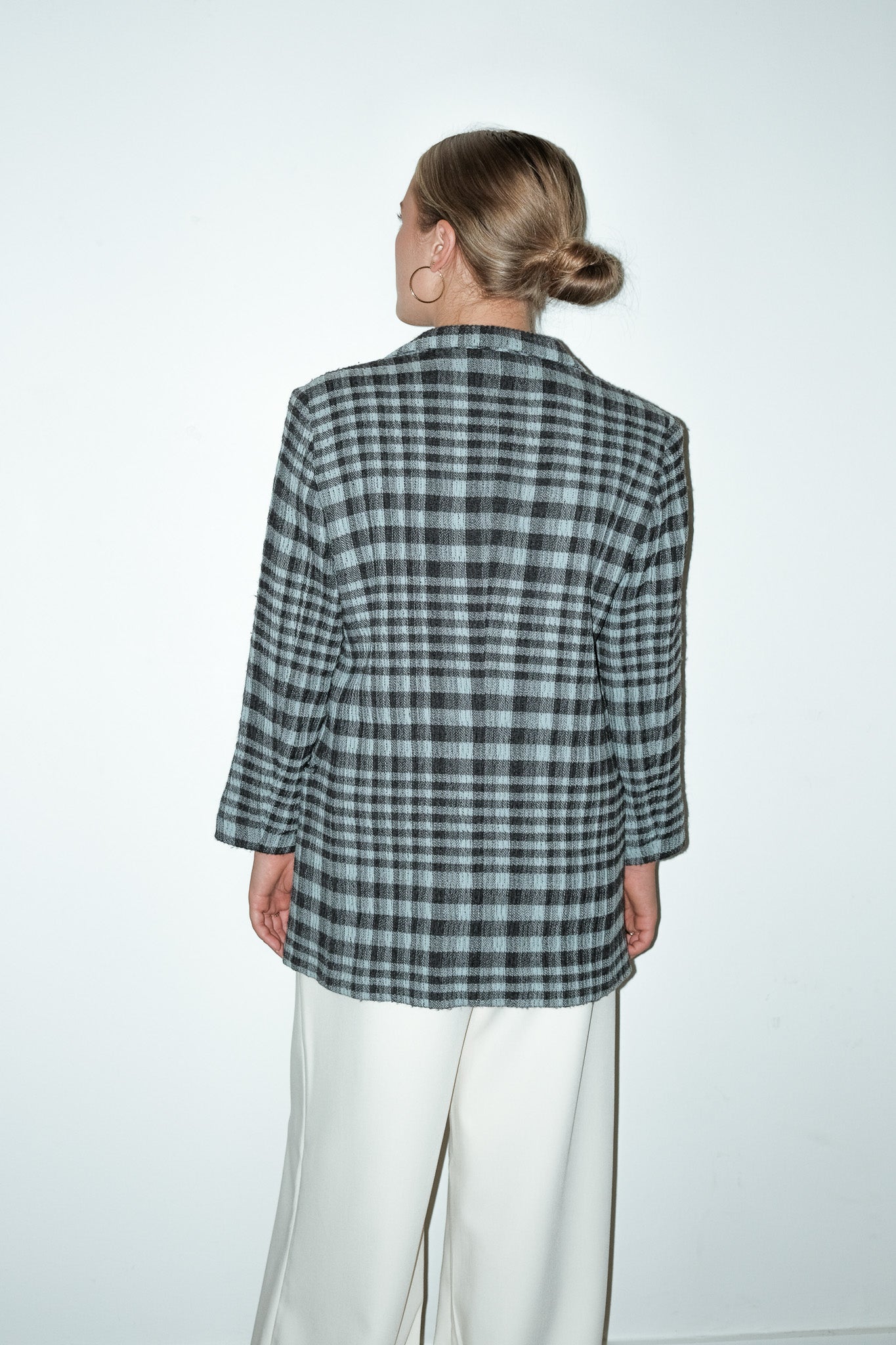 Ivy geruite blazer - S