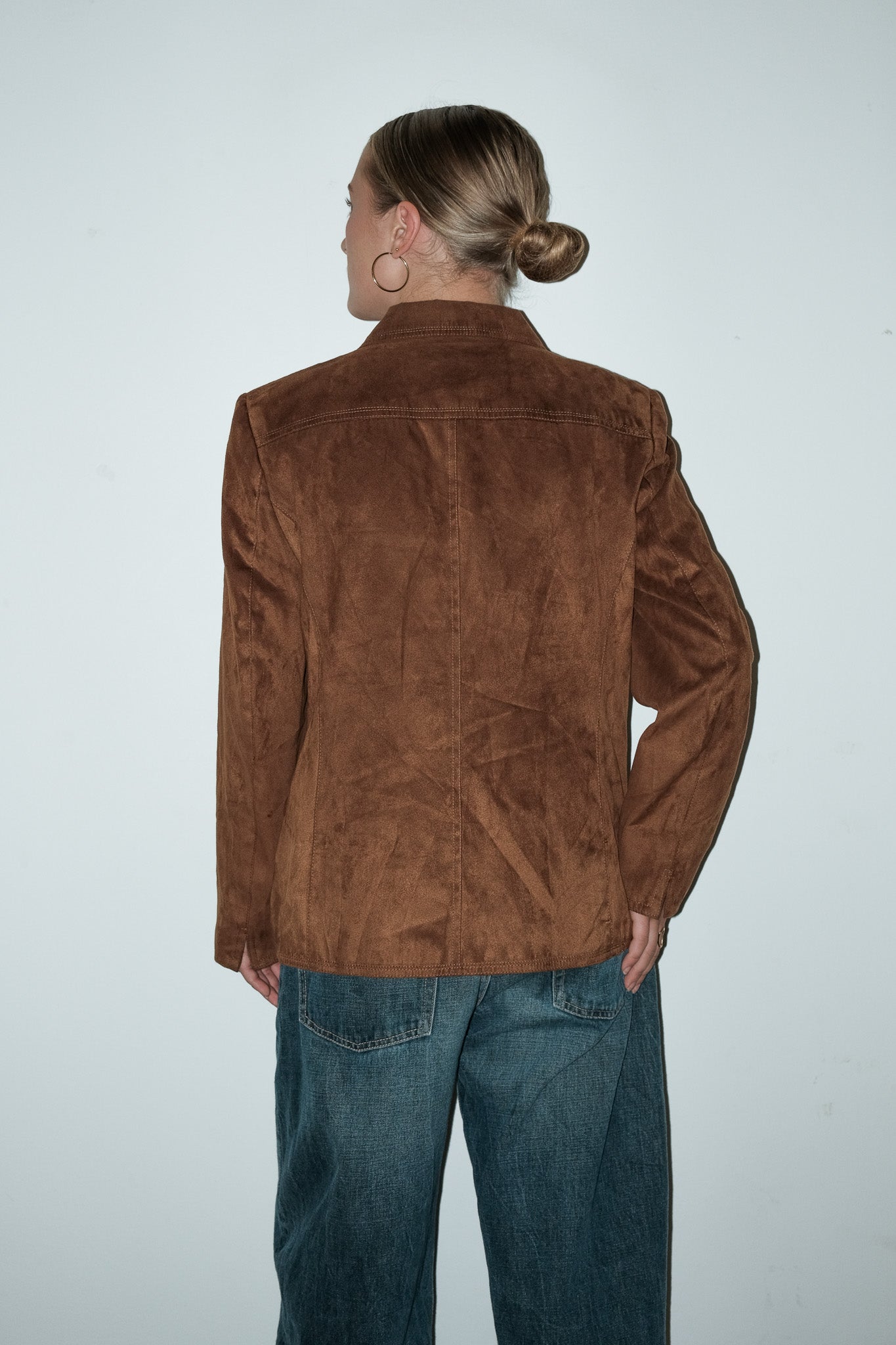 Relate faux suède blazer - S