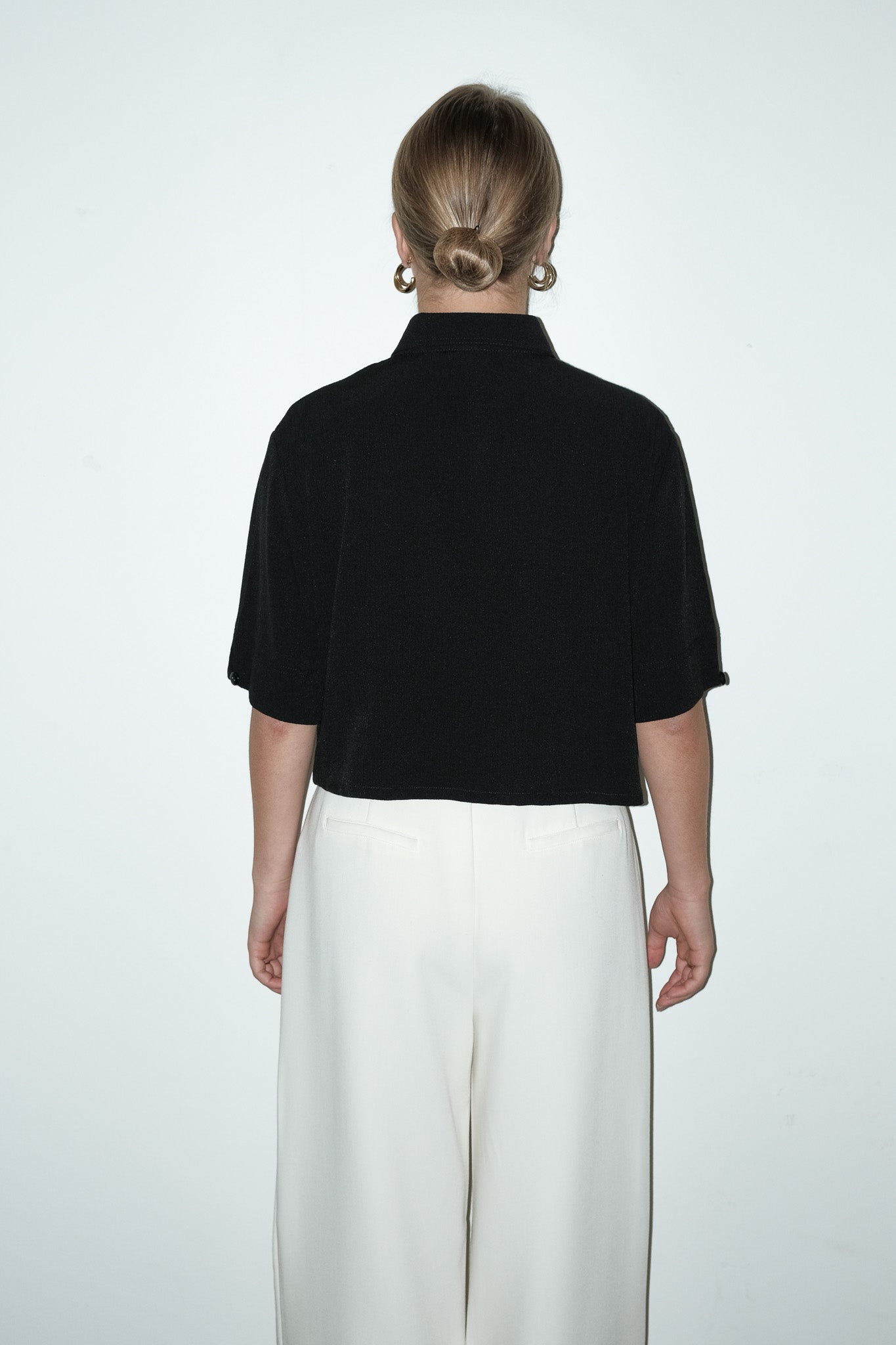 Sam cropped blouse - M