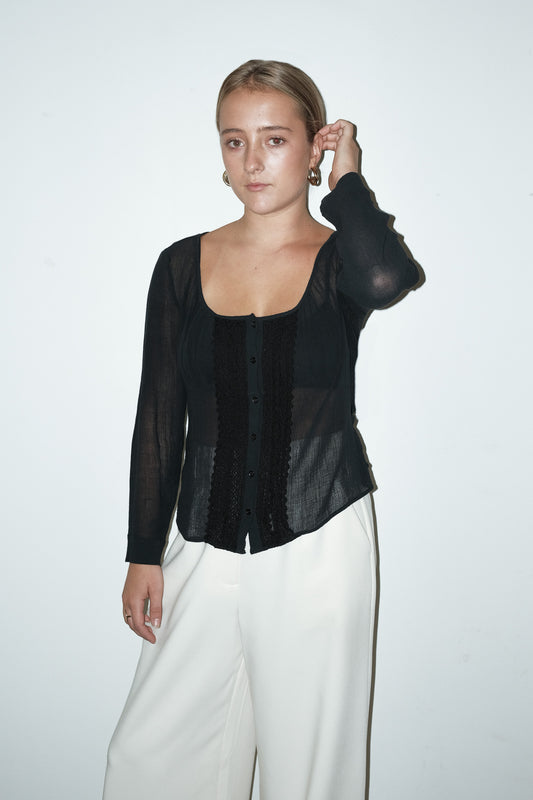 Sportmax mesh blouse - S