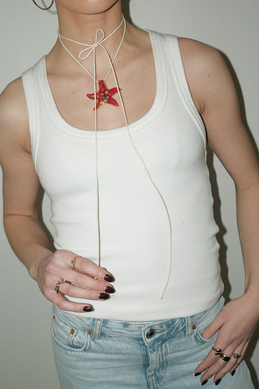 Murano ster ketting