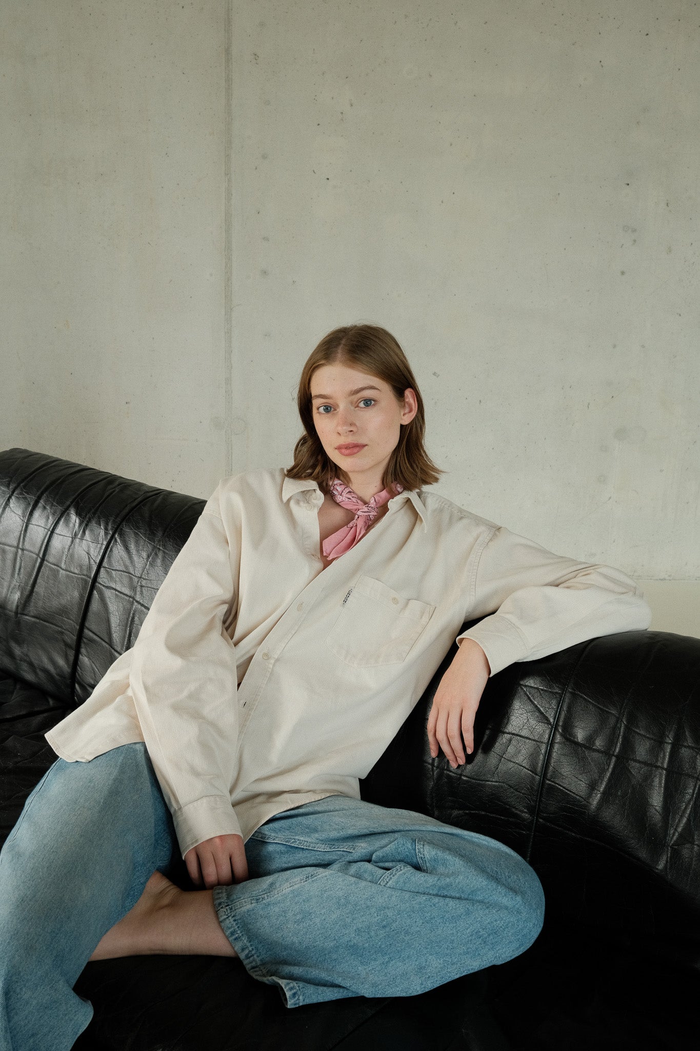 Apollo cotton blouse - L
