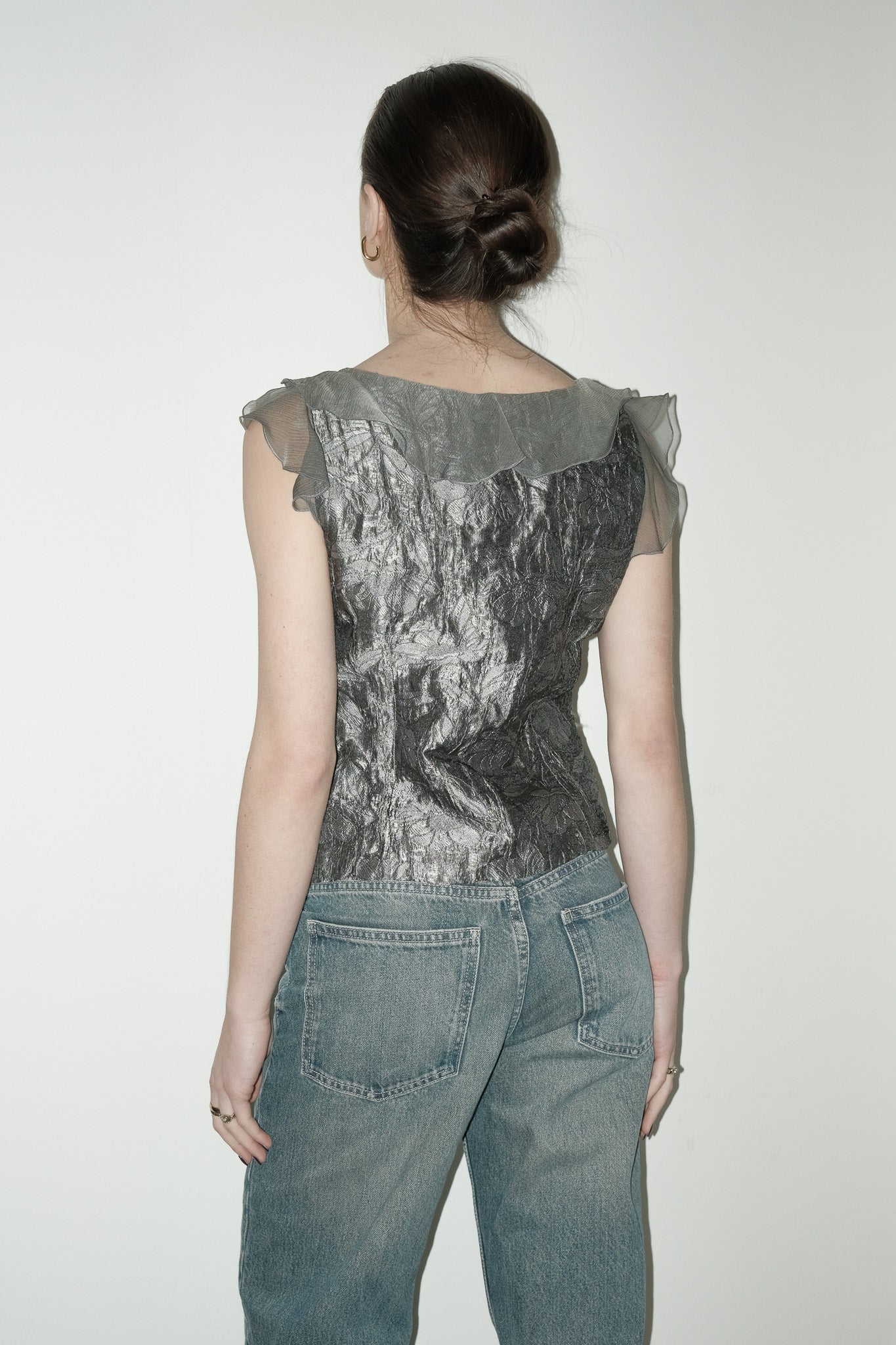 Hailes metallic top - M