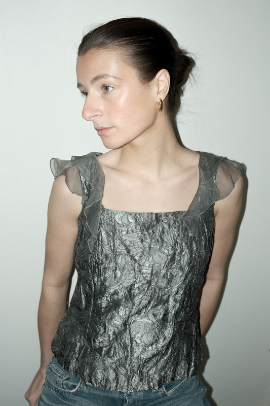 Hailes metallic top - M