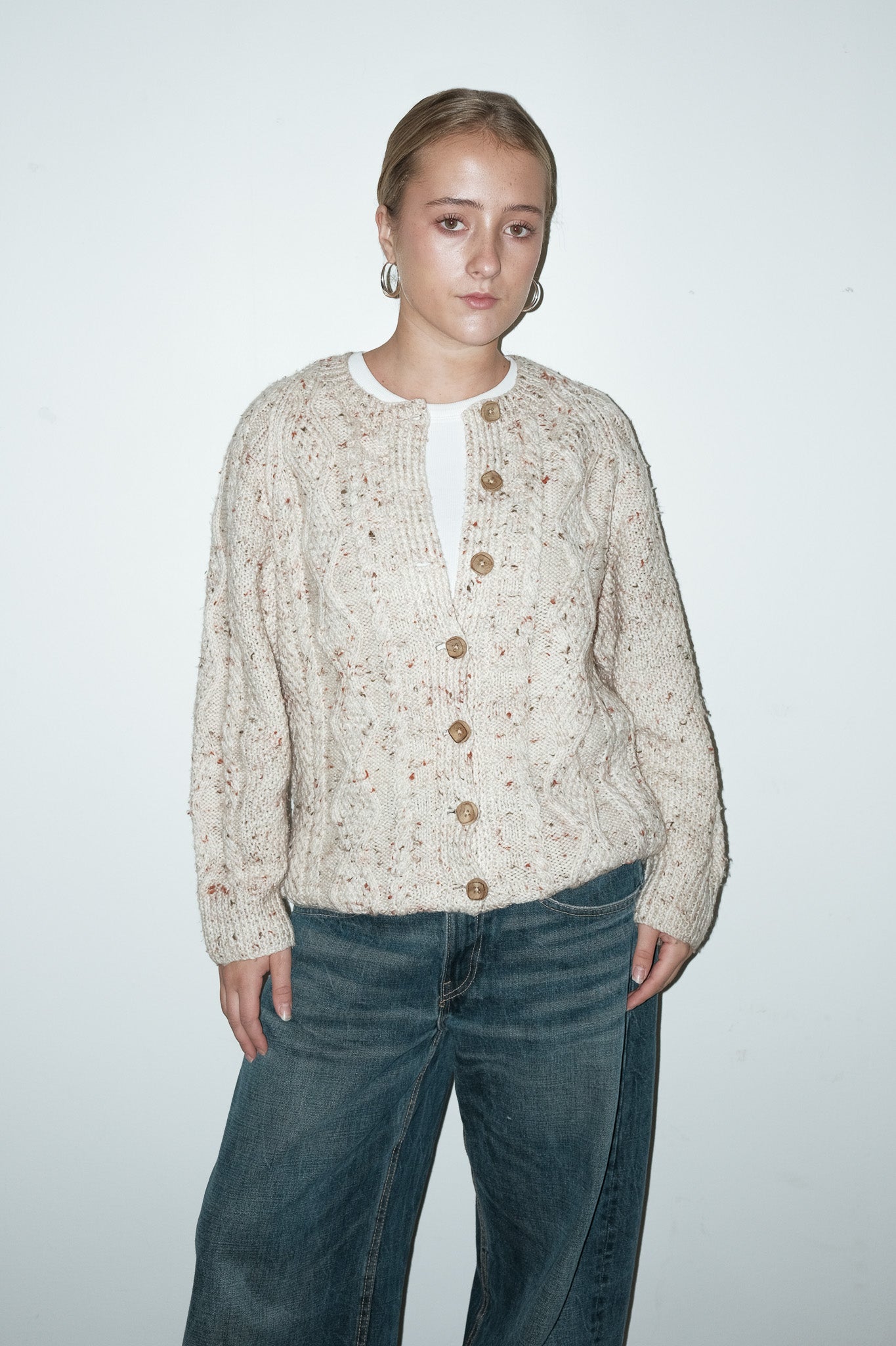 Filine gebreid vest - S