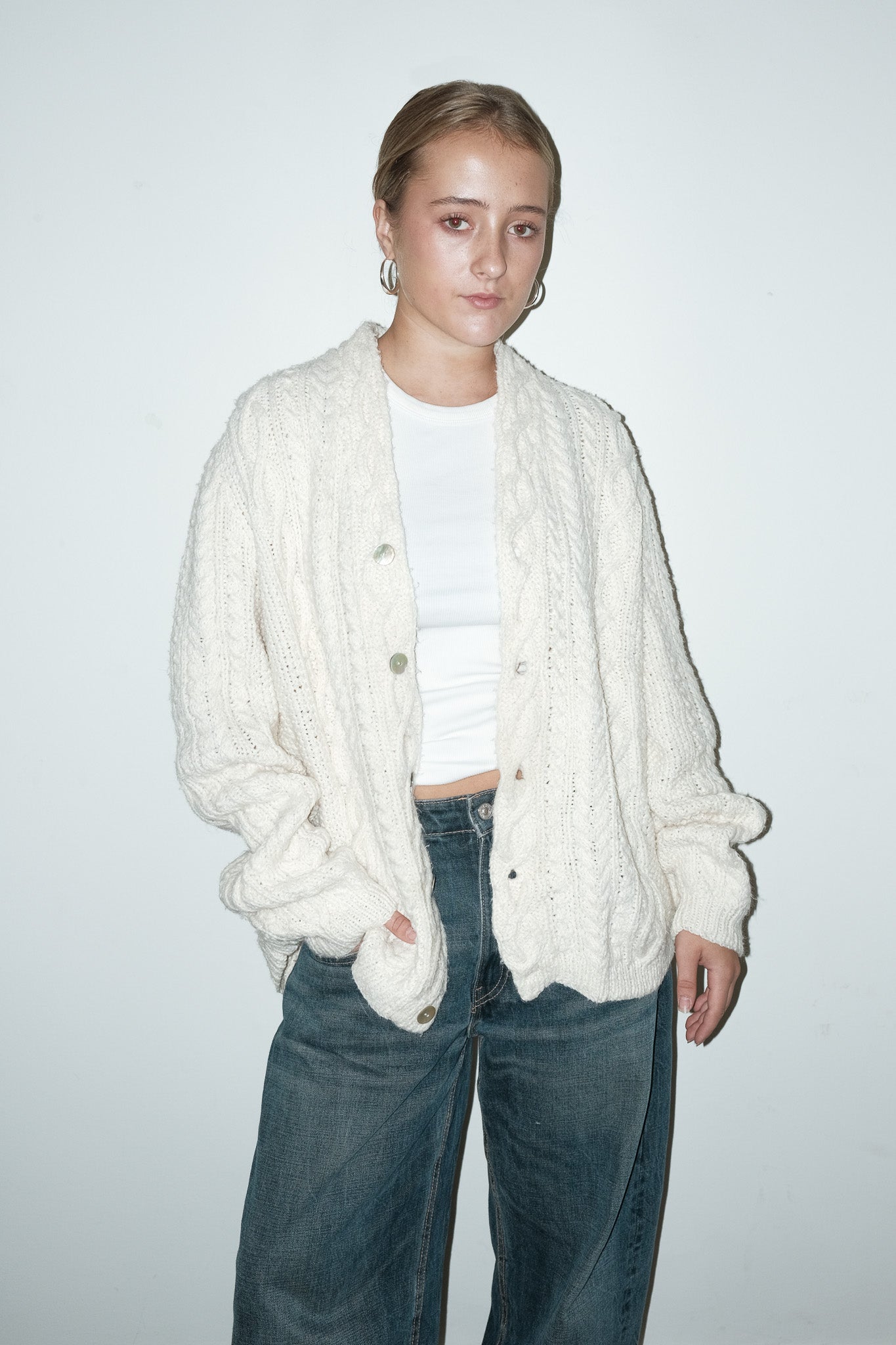 Lola gebreid vest - L