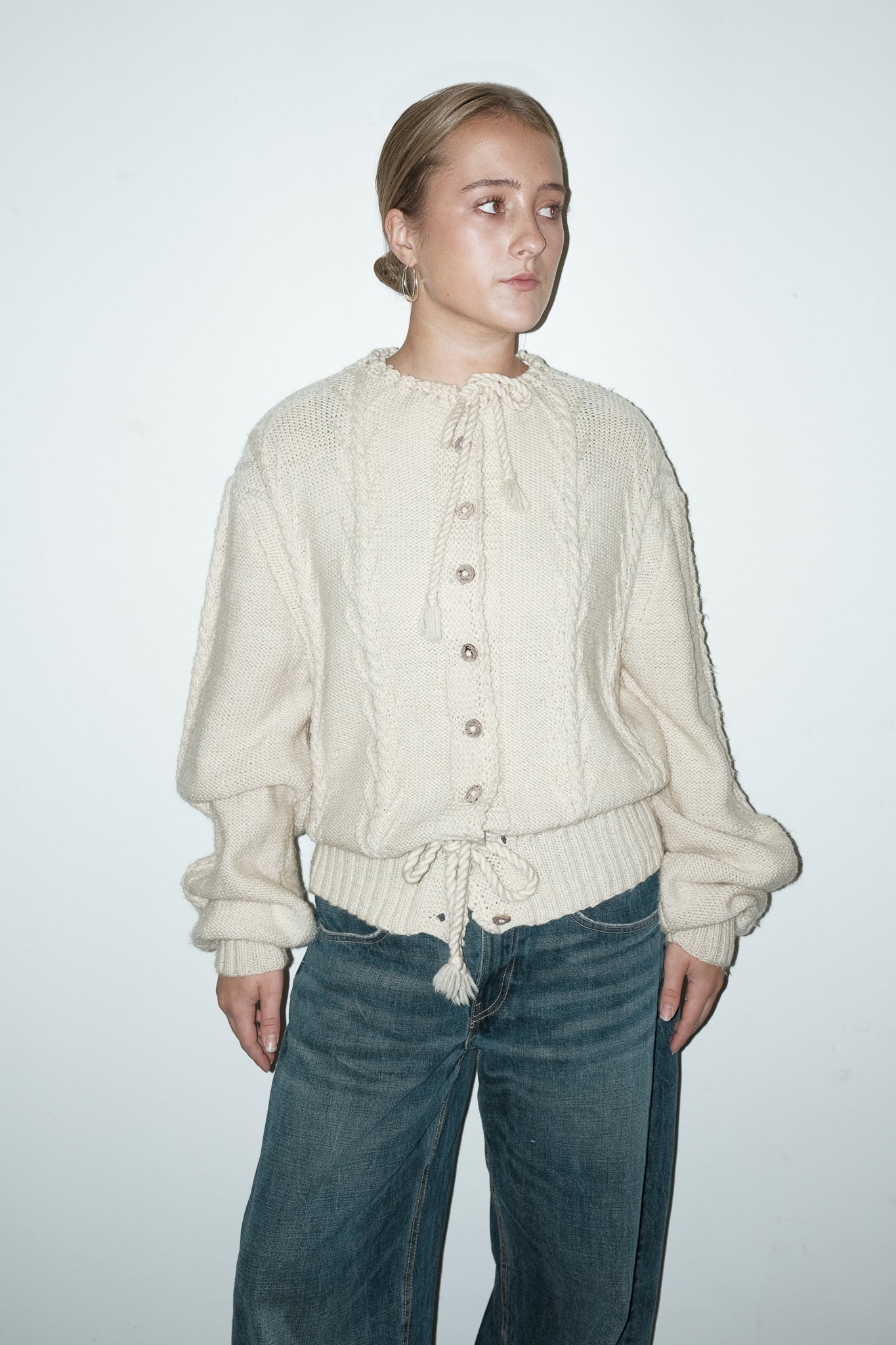 Gianni gebreid vest- L