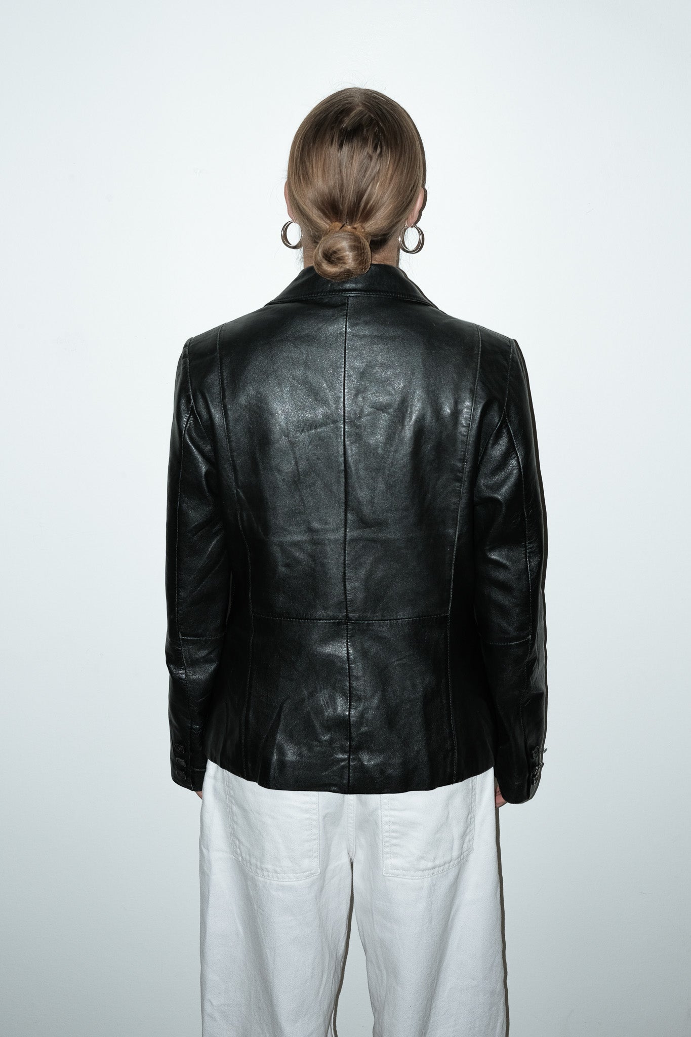 Joël 100% leer blazer - S