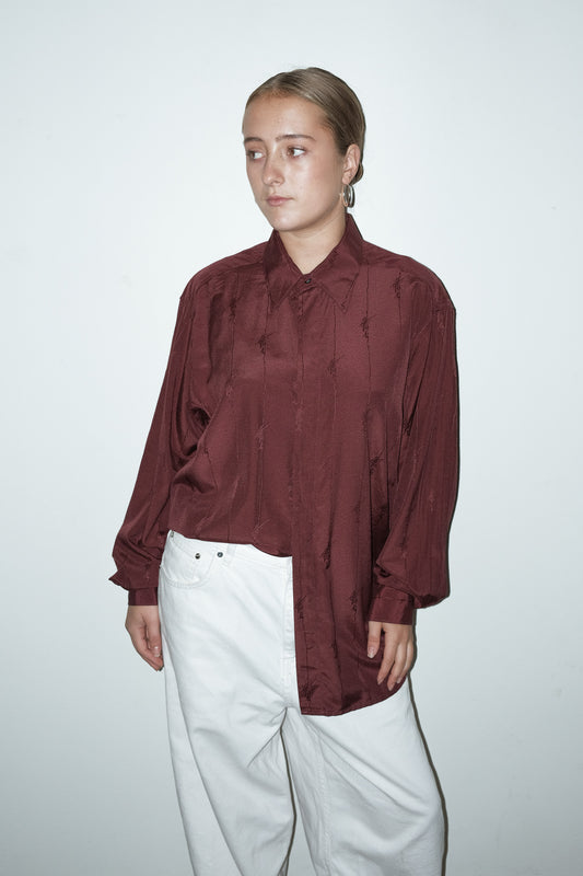 Neave jacquard overhemd - L
