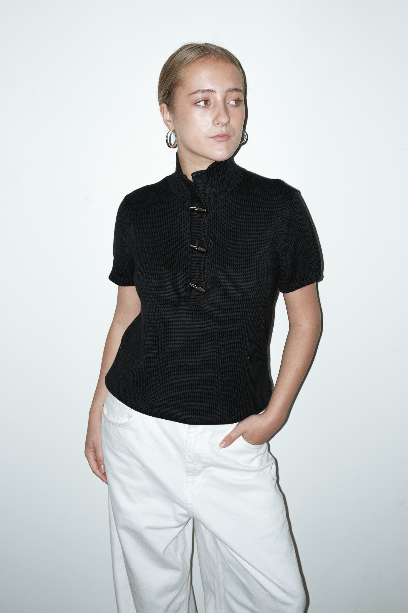 Norma gebreide top - S