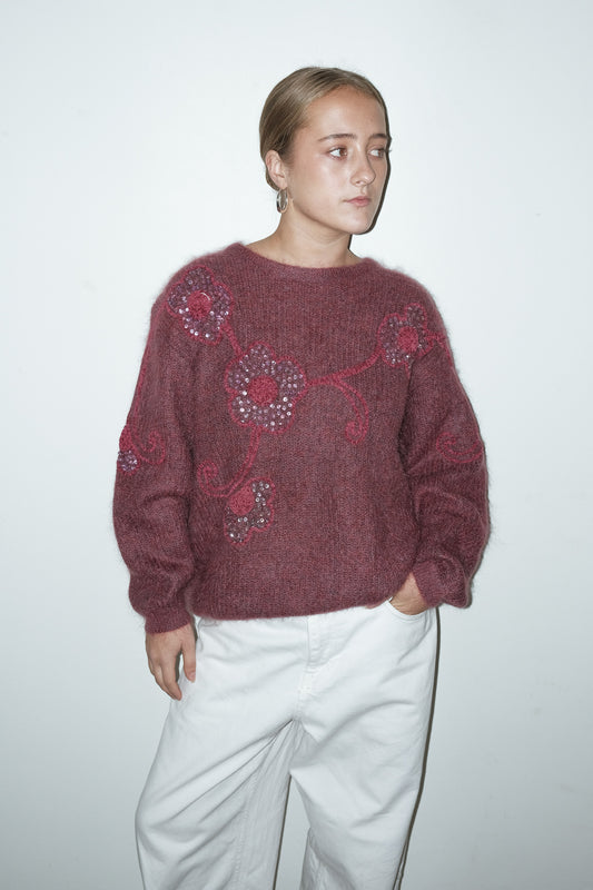 Oak mohair-blend trui - M