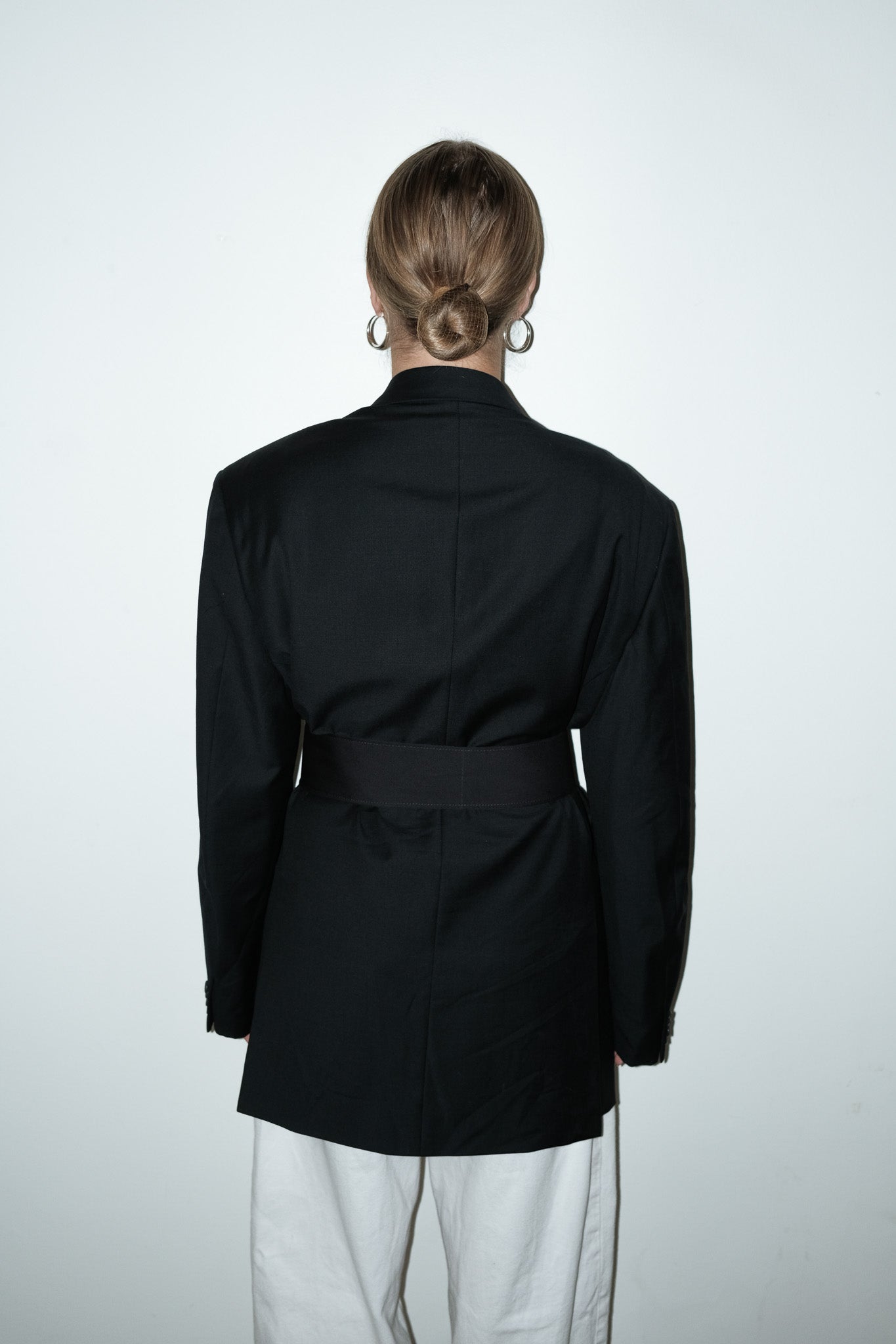 Jackson reworked belted blazer - L