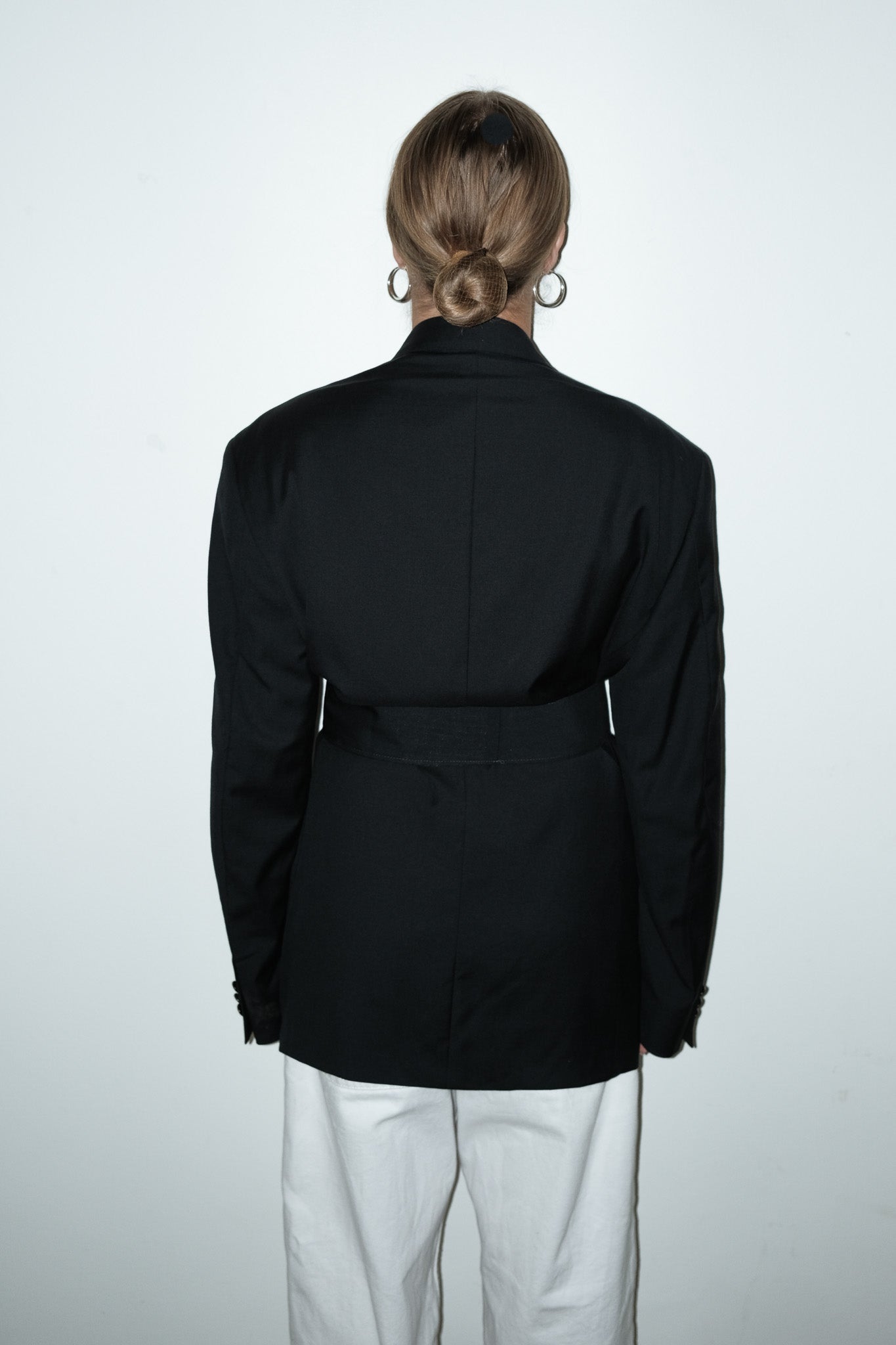 Pearle reworked belted blazer - M