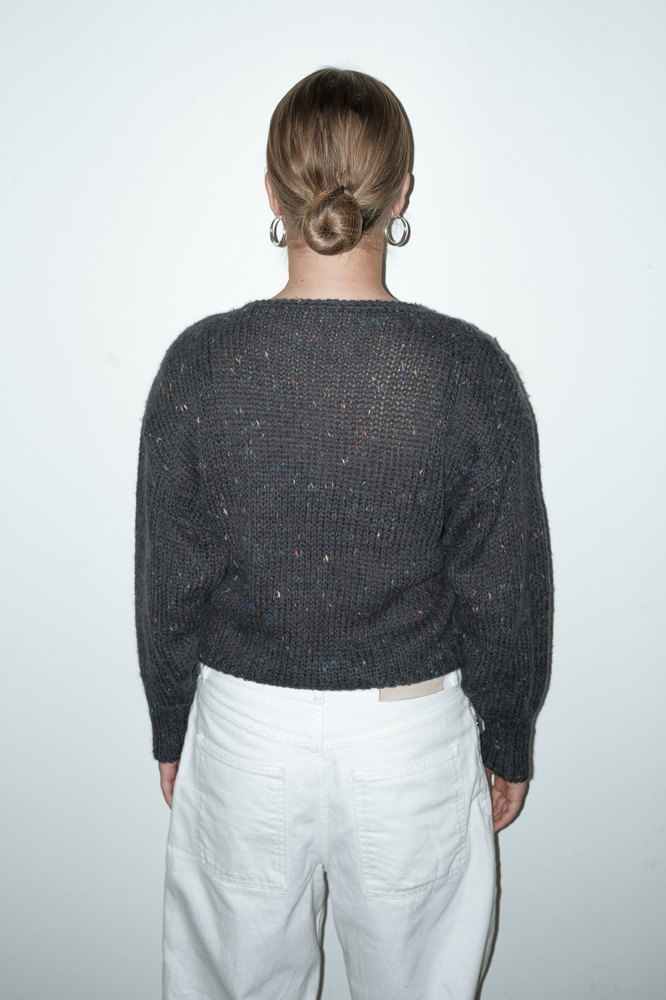 Yozu gebreide trui - S