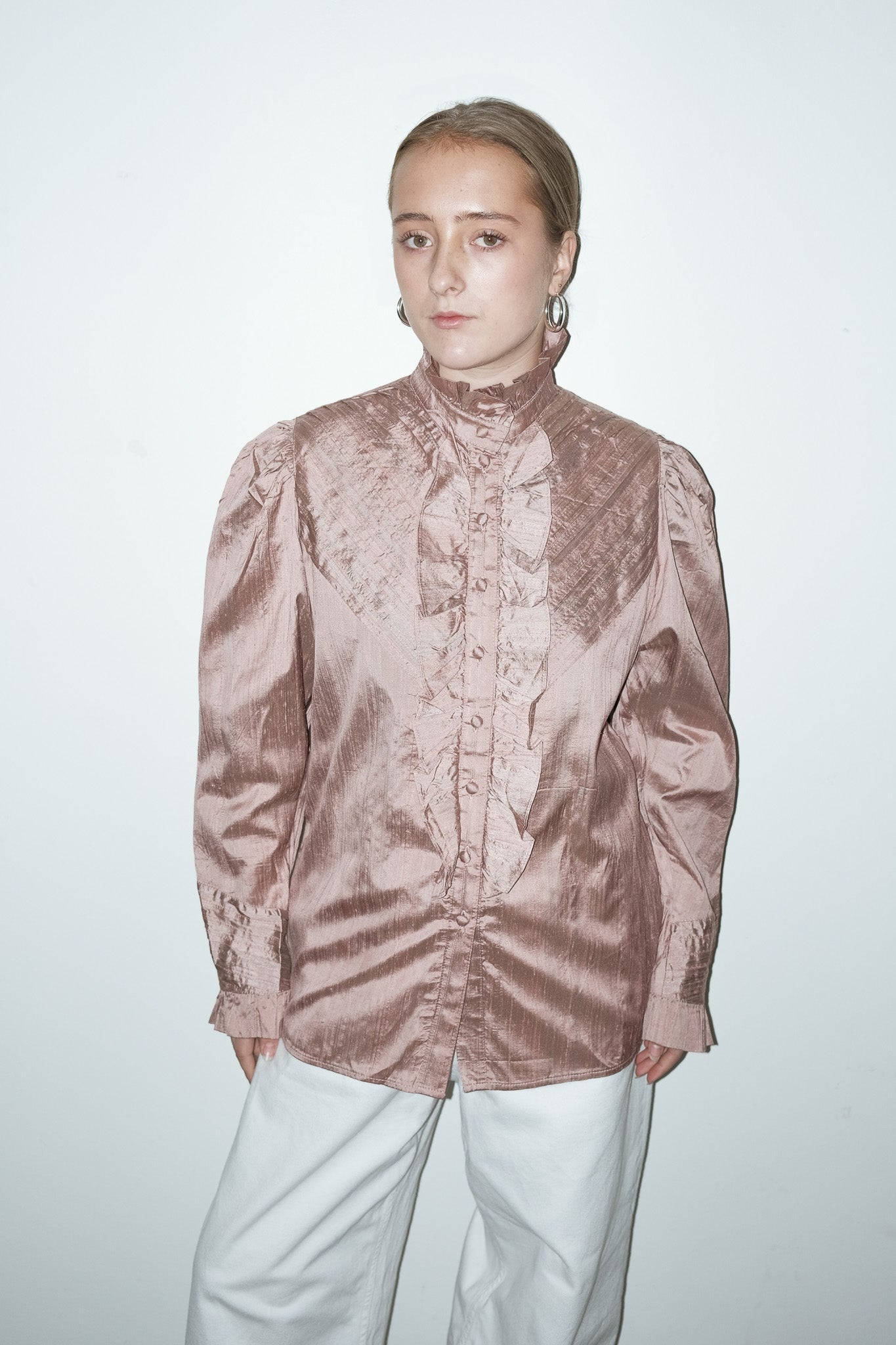 Blais 100% zijde blouse - M