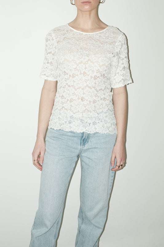 Reece kanten top - M