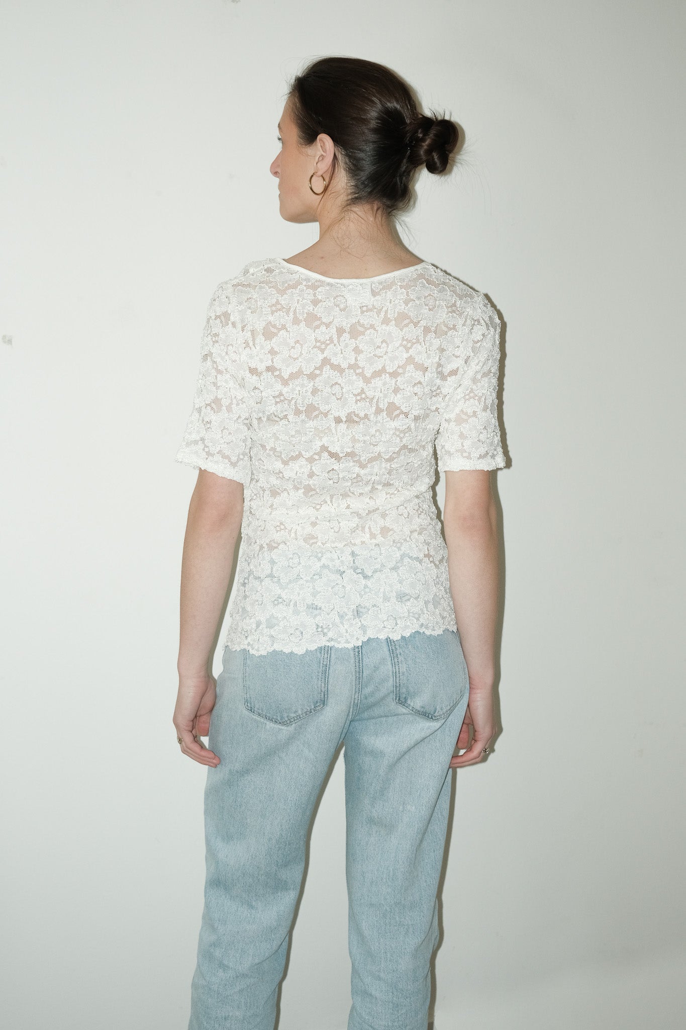 Reece kanten top - M