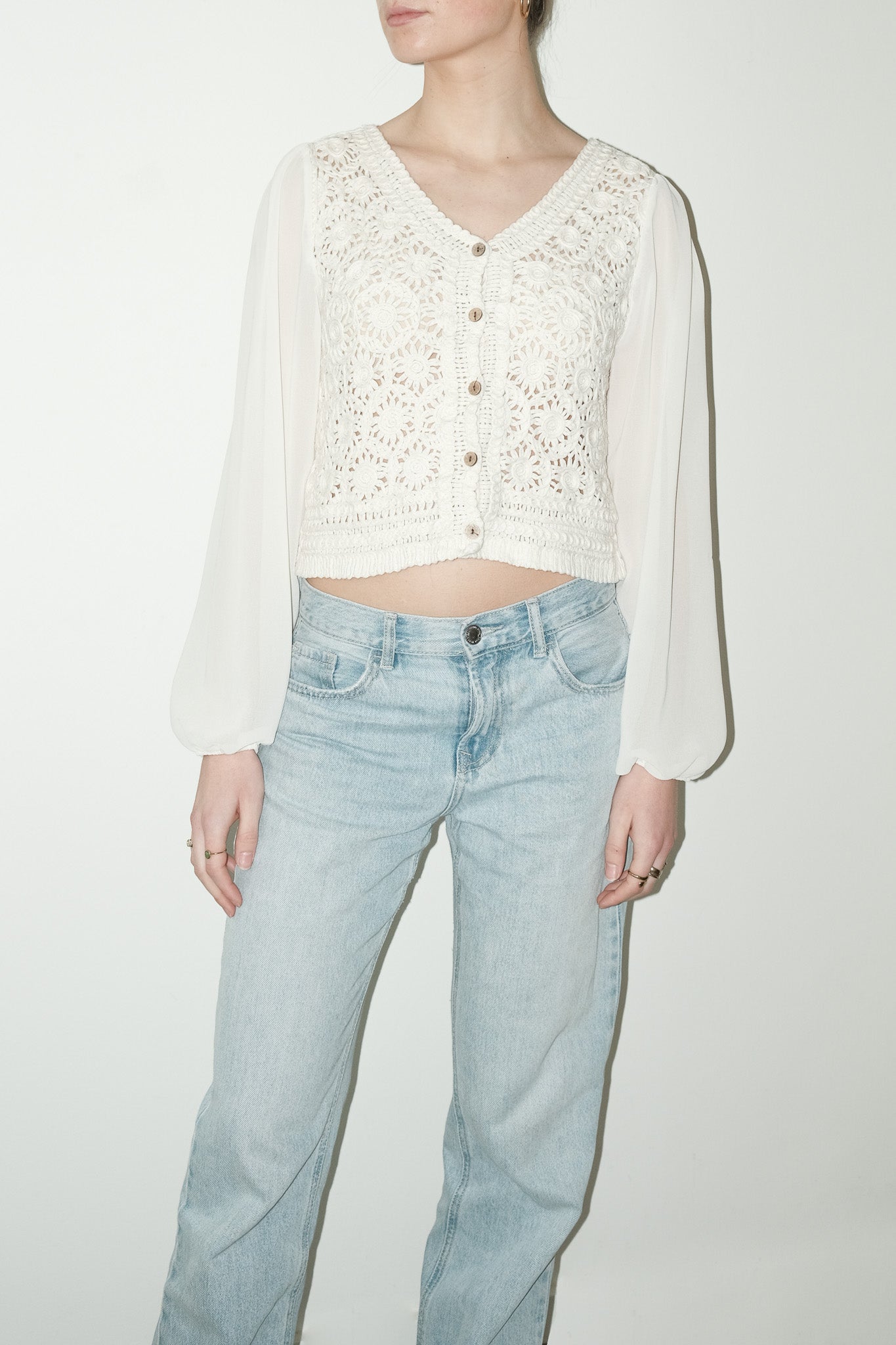 Leah cropped top - S