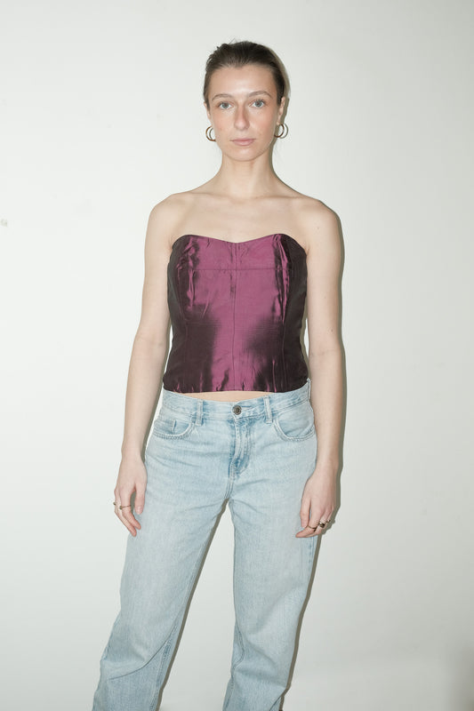 Florence metallic corset - M