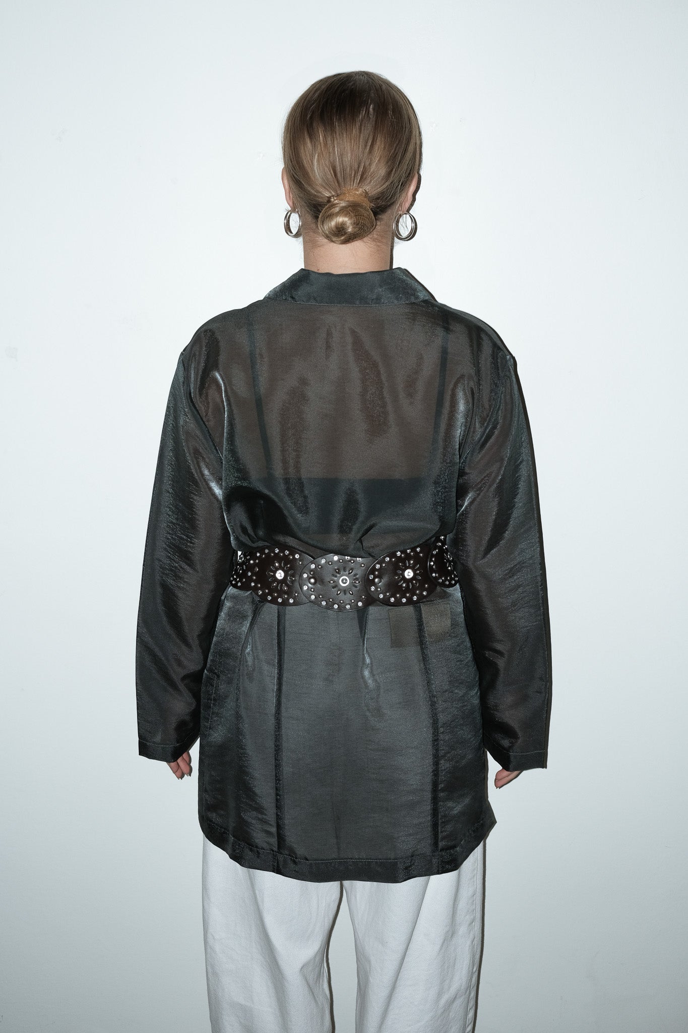 Jackie metallic blouse - L