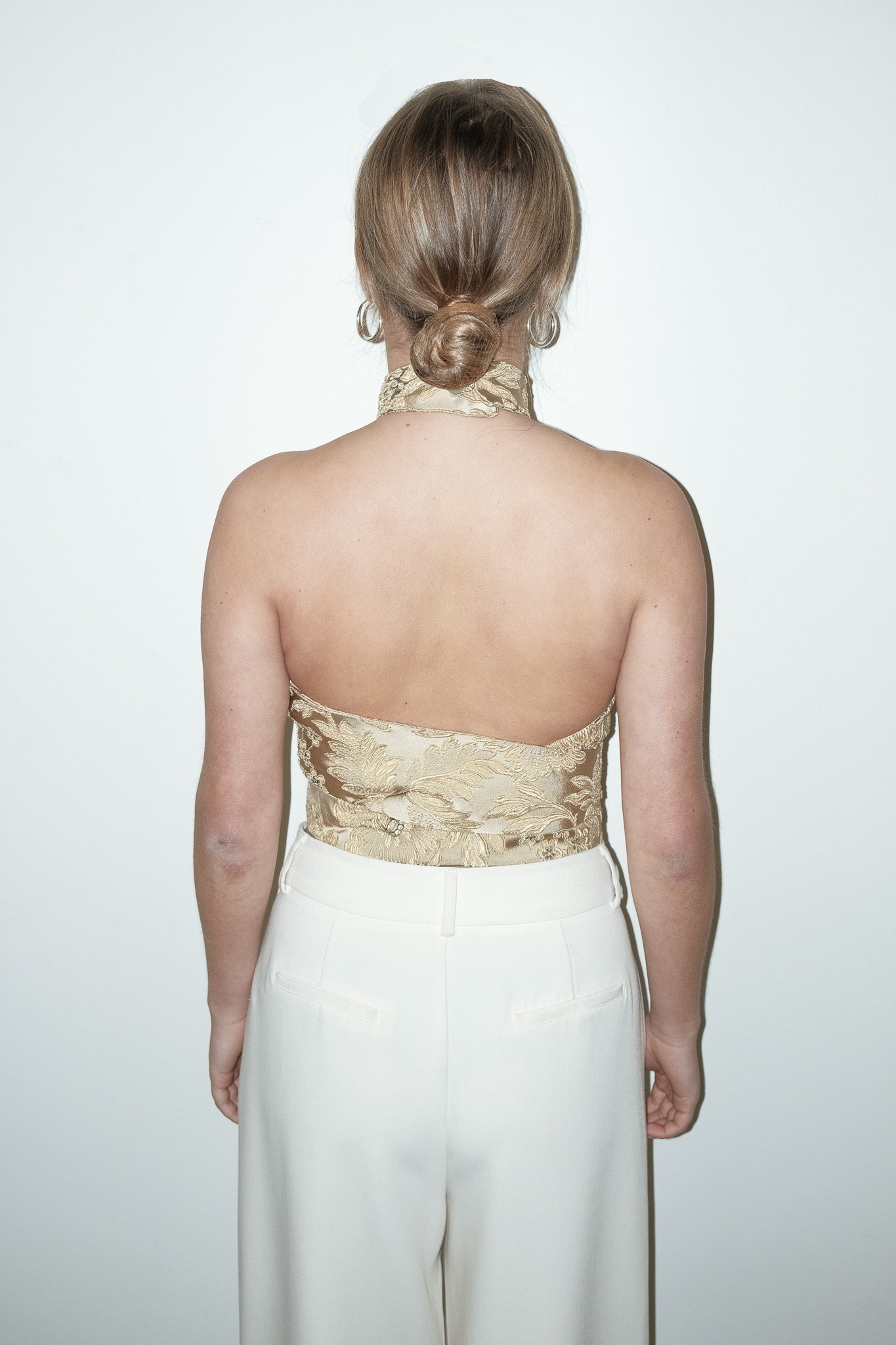 Dolly reworked haltertop - one size