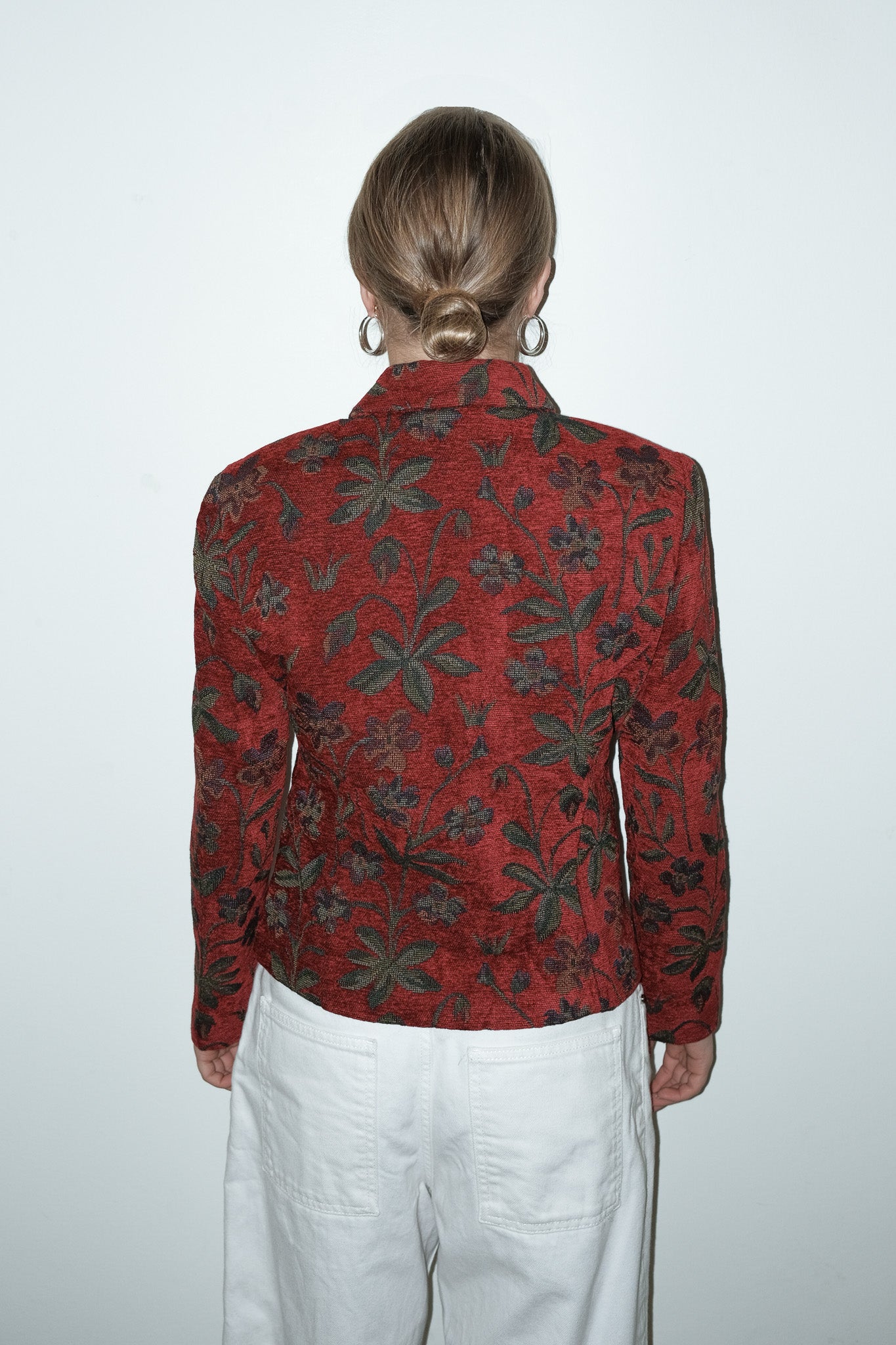 Lara jacquard jasje - S