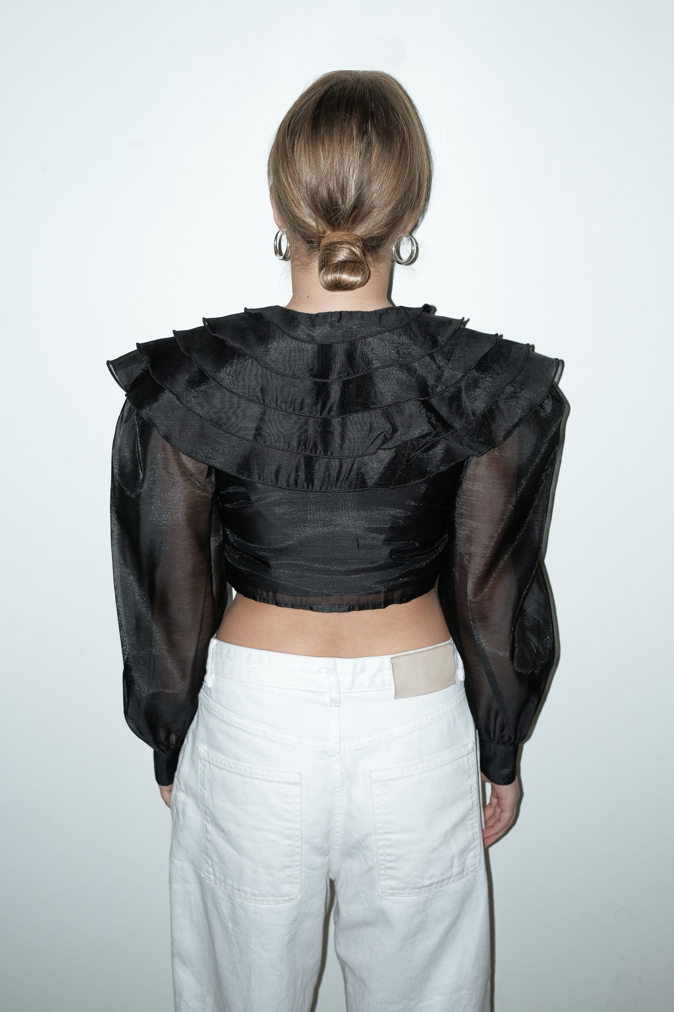 Rose mesh blouse - XS