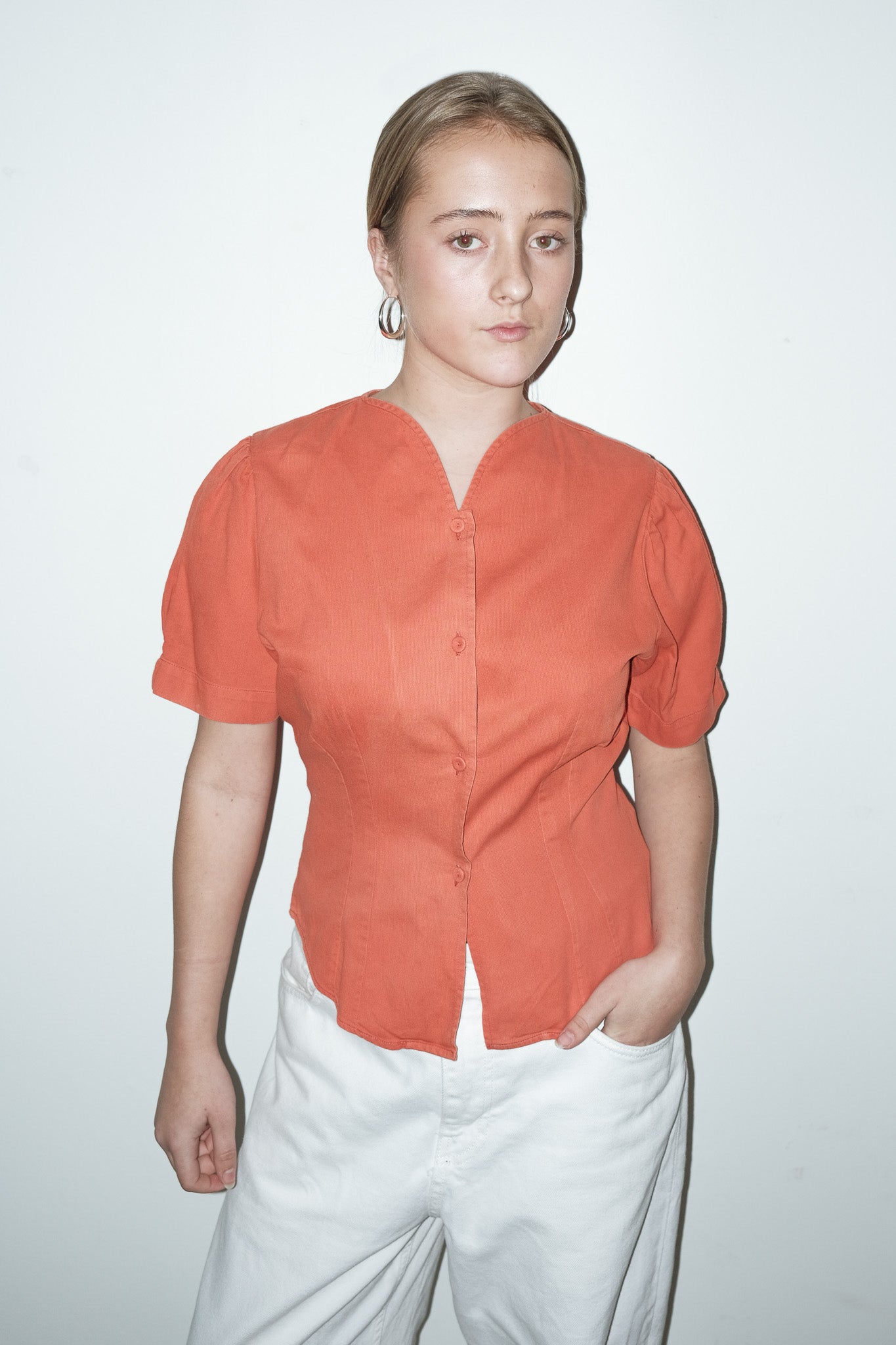 Lune getailleerd blouseje - S