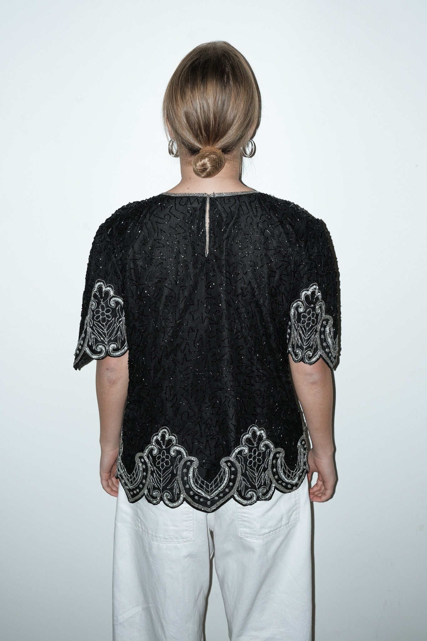 Wende pailletten top - S