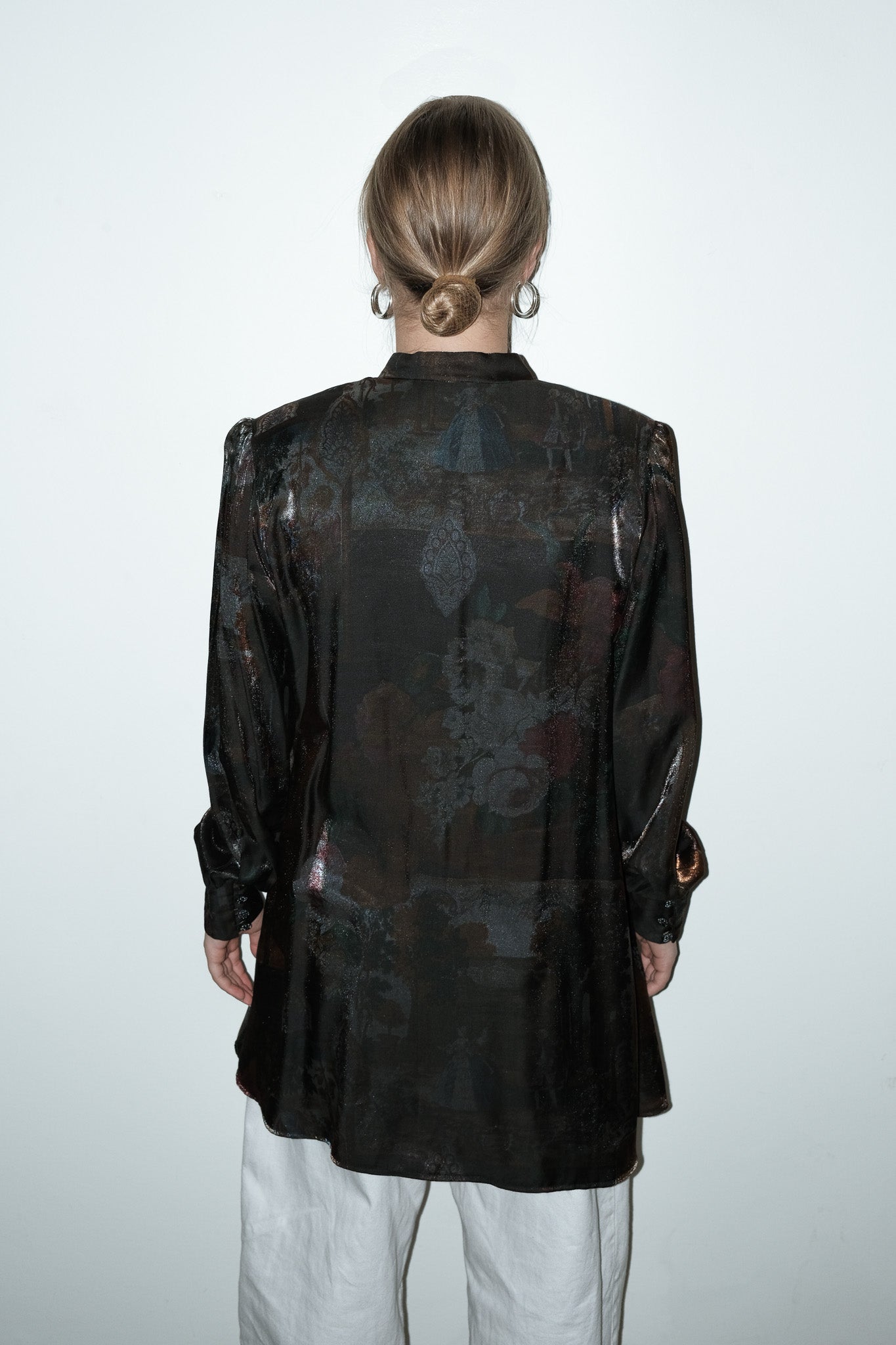 Noxx metallic blouse - M