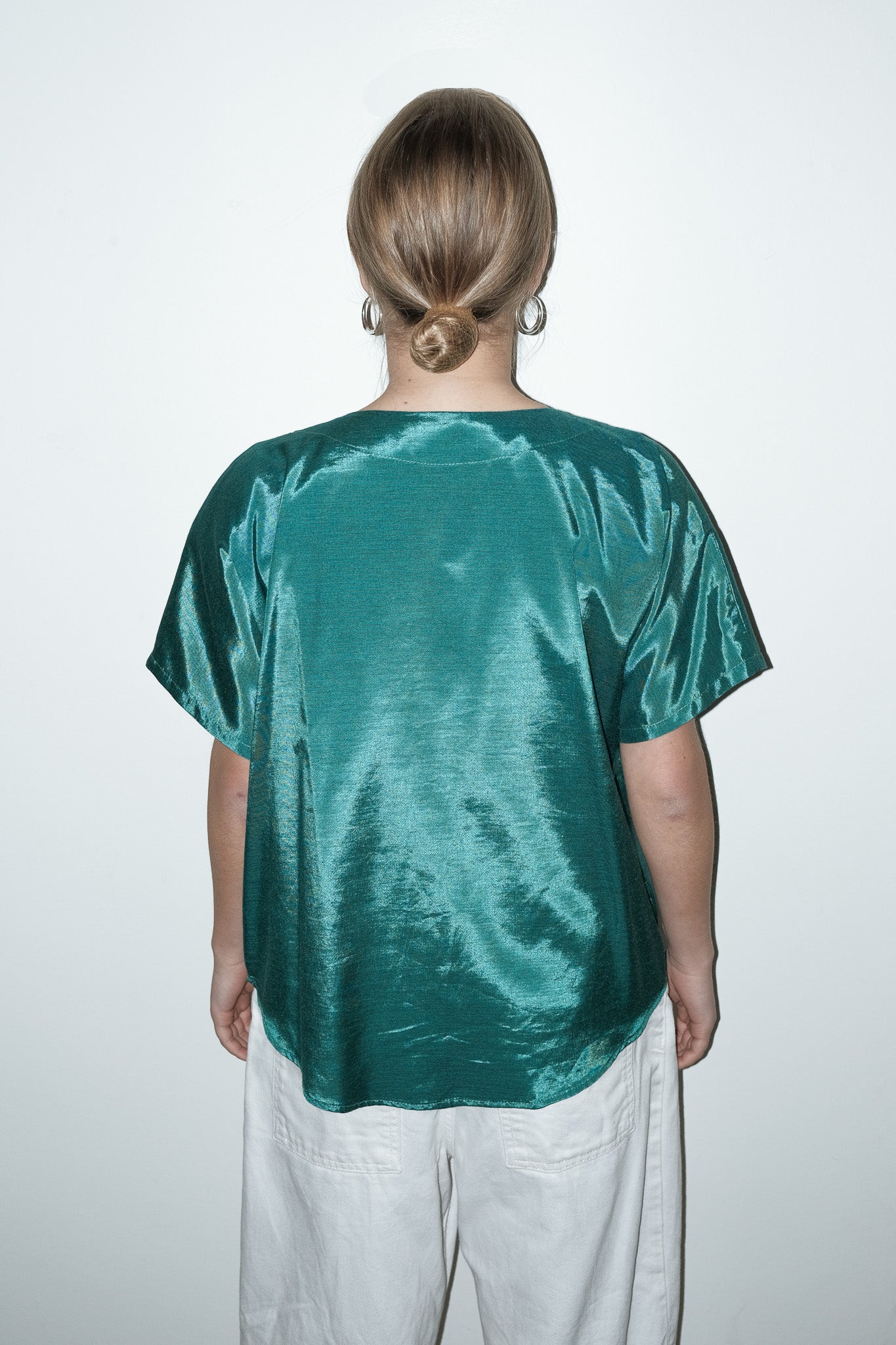 Miles metallic blouse - M