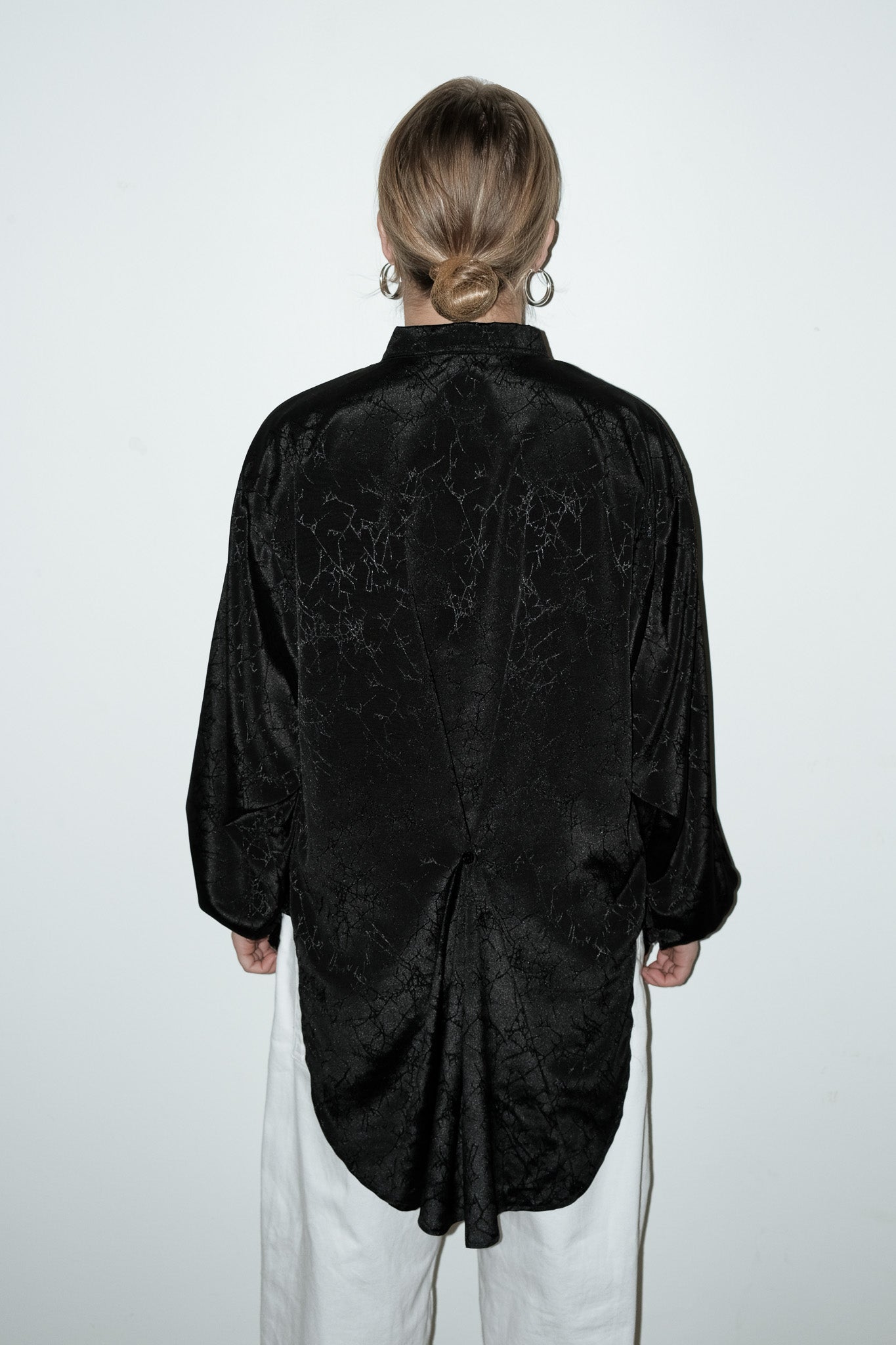 Arlo satijnen blouse - L