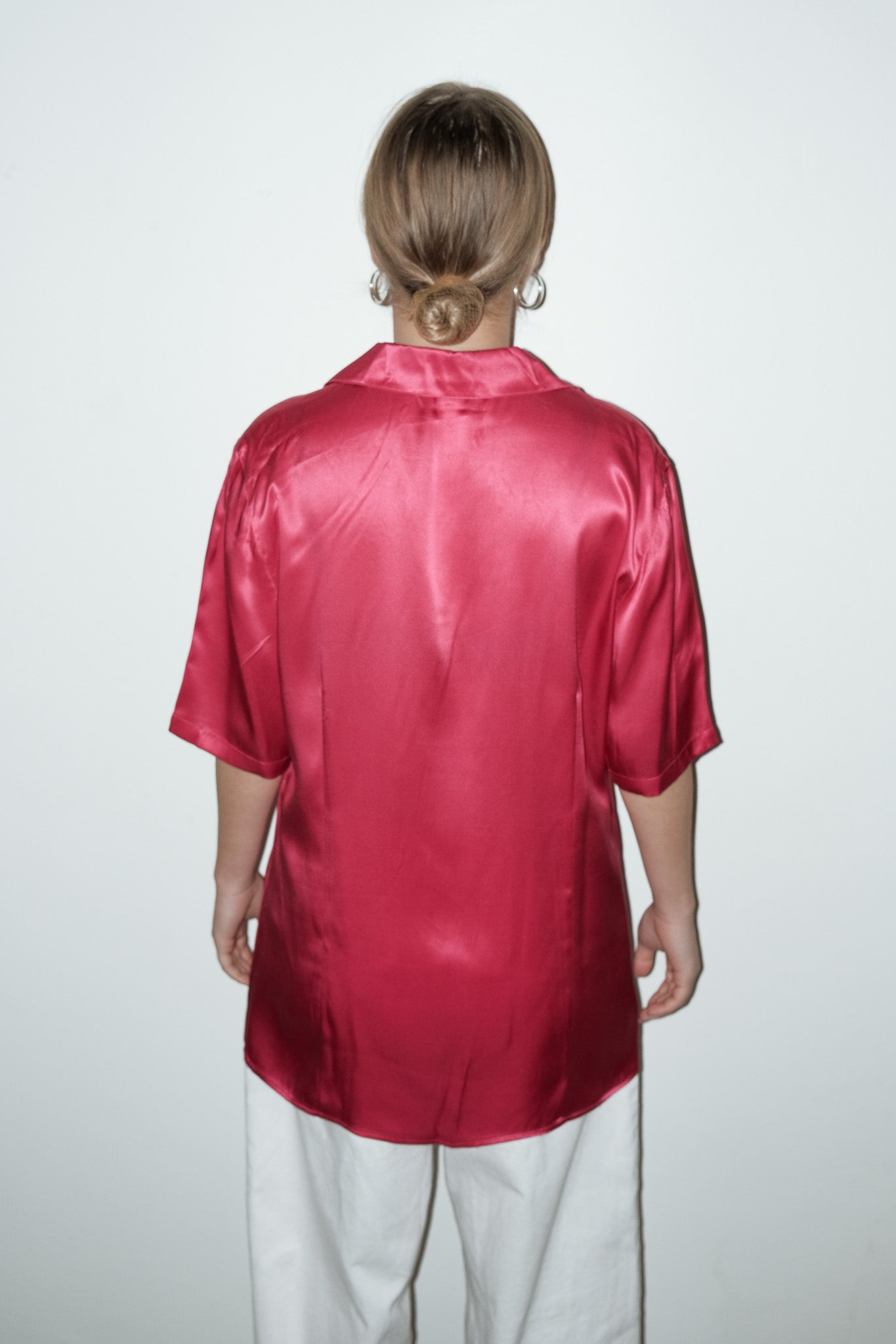 Elu satijnen blouse - L