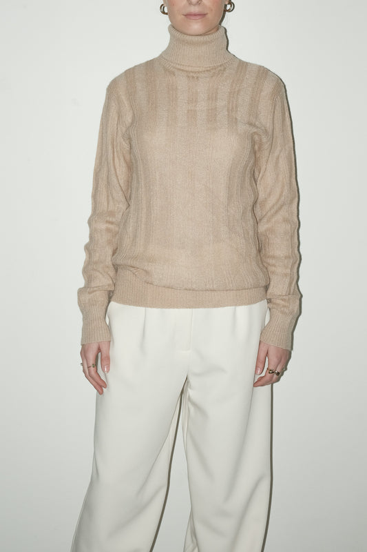Airen kid mohair coltrui - M