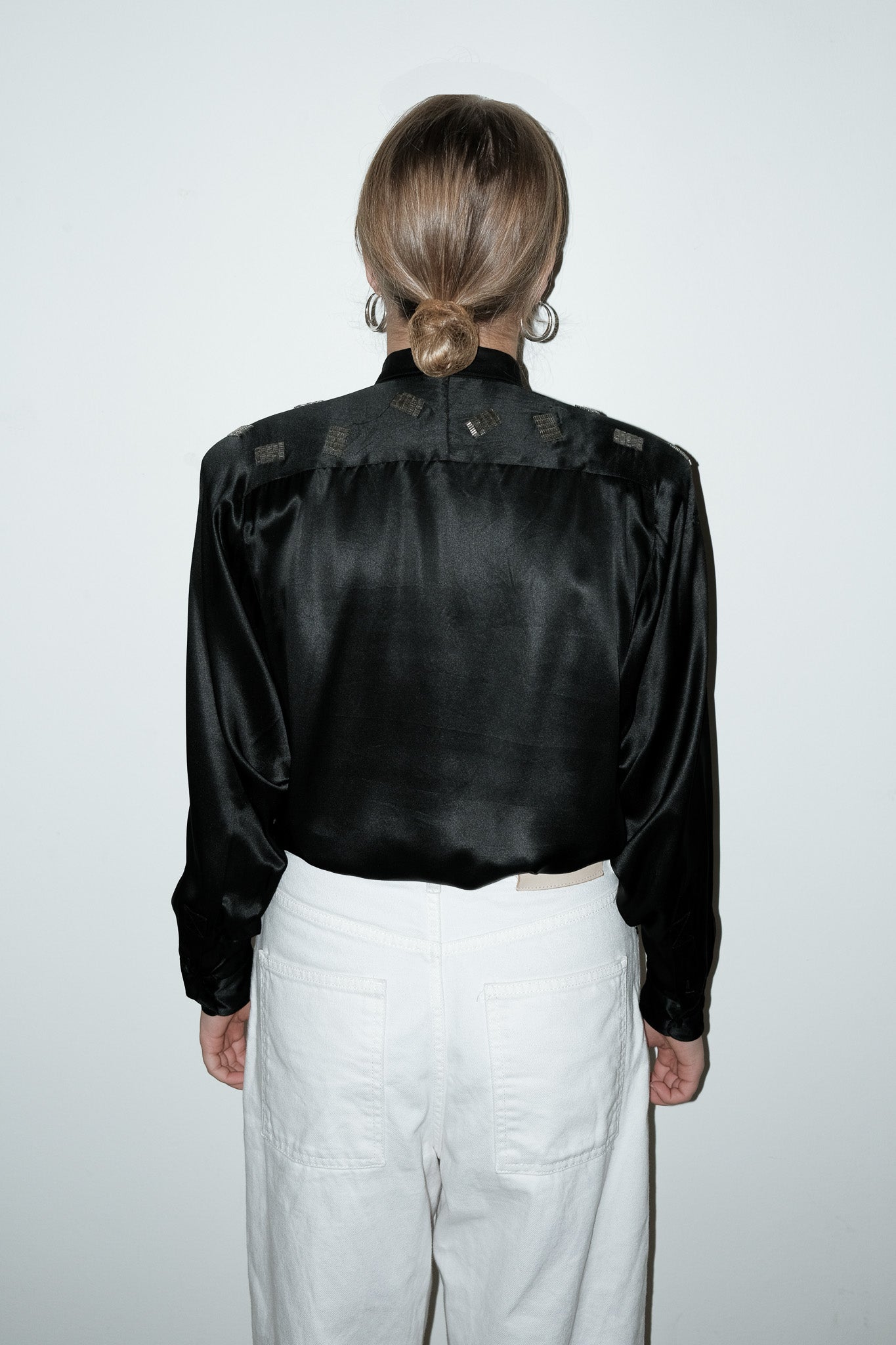 Senna 100% zijde blouse - M