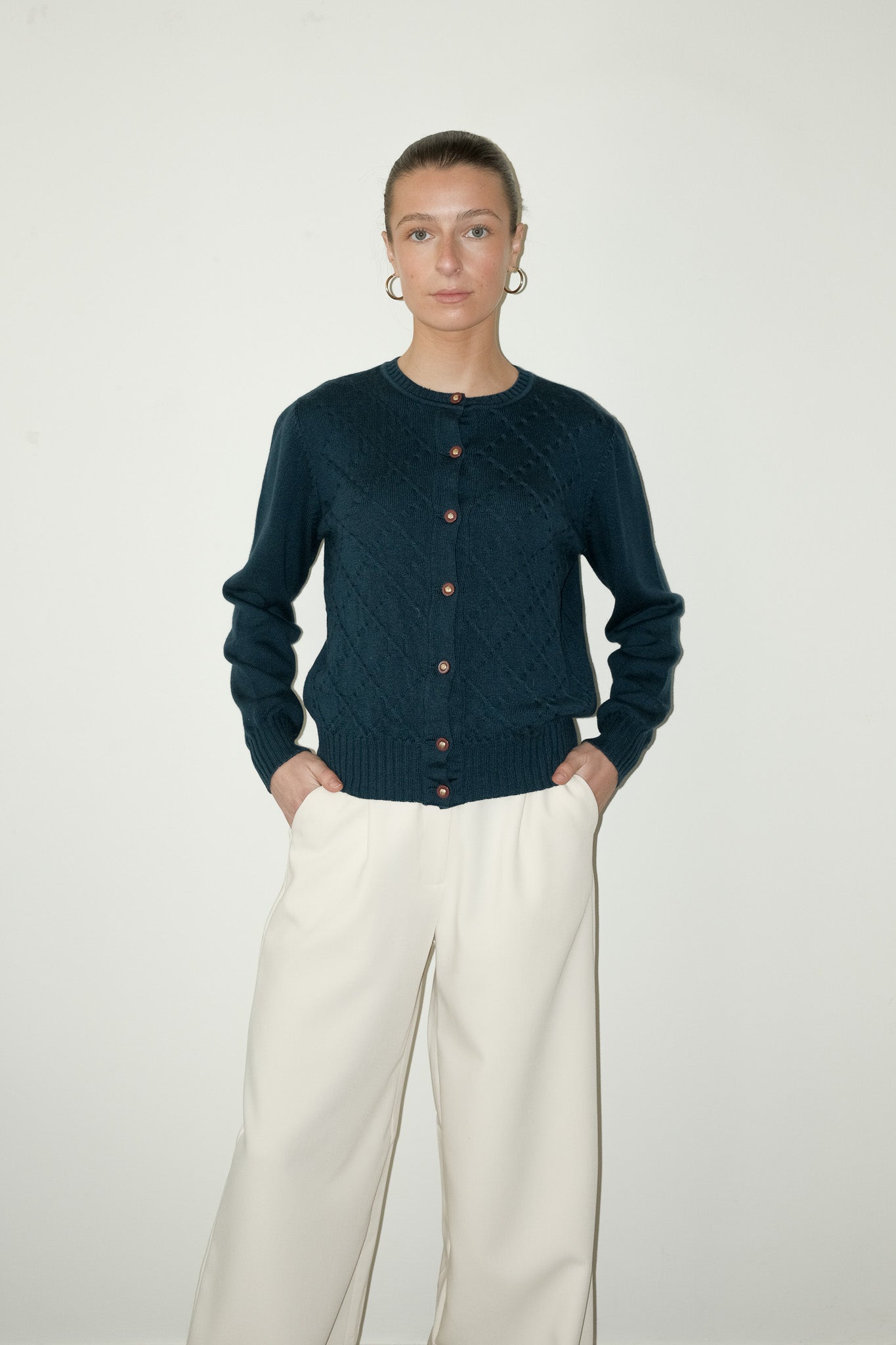 Kian cashmere+wol vestje - S