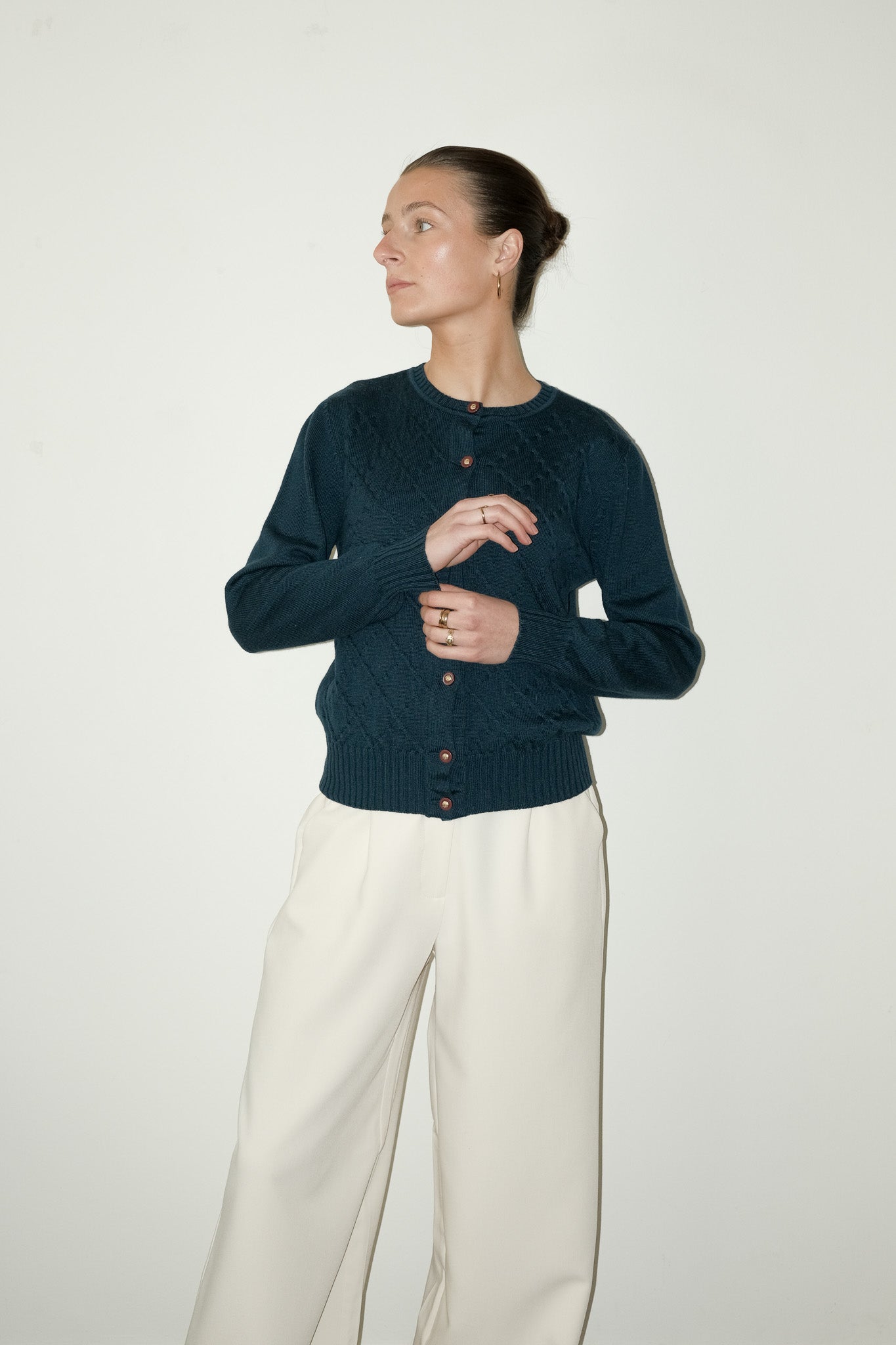 Kian cashmere+wol vestje - S