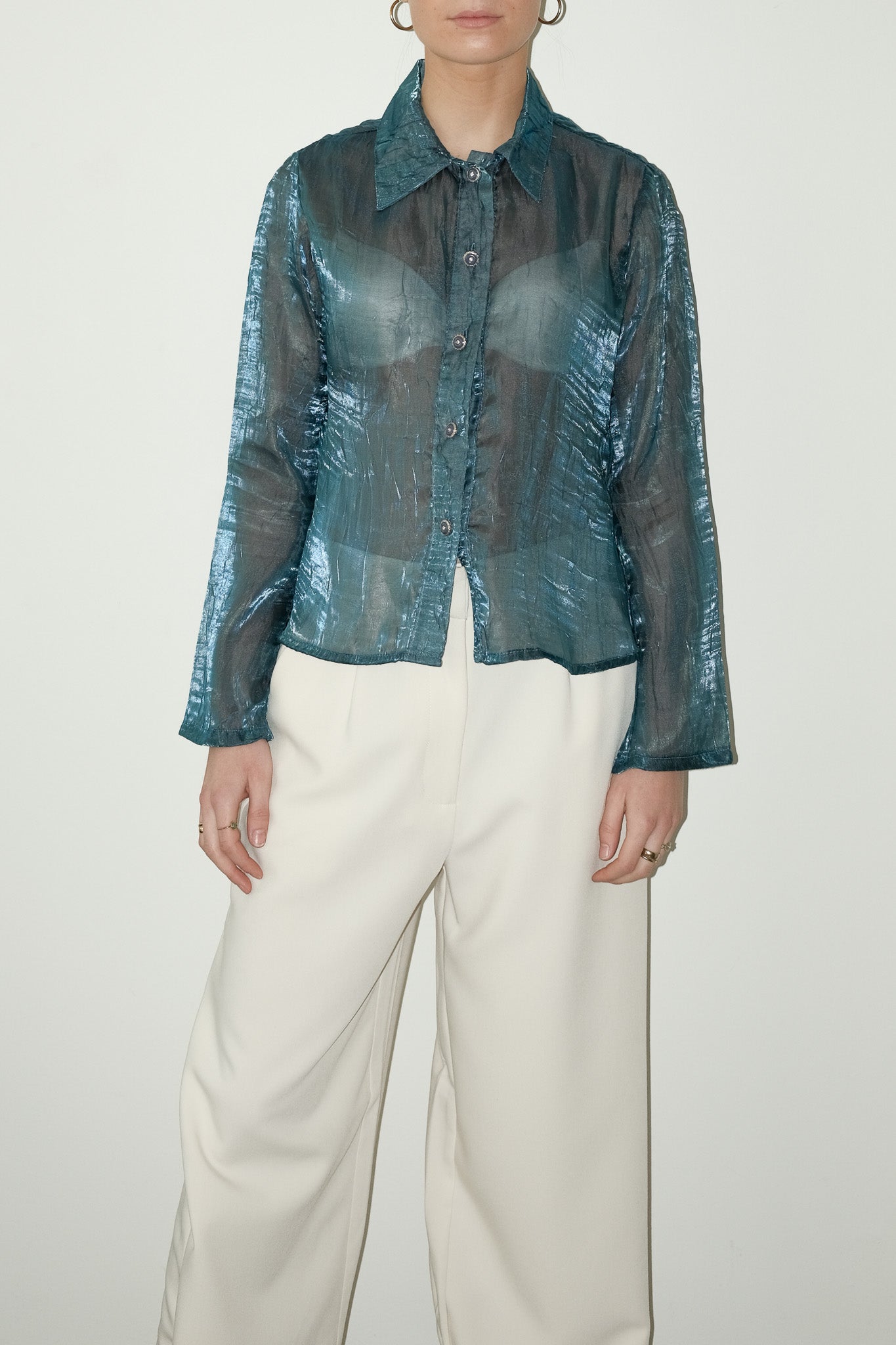 Zuri metallic blouse - S