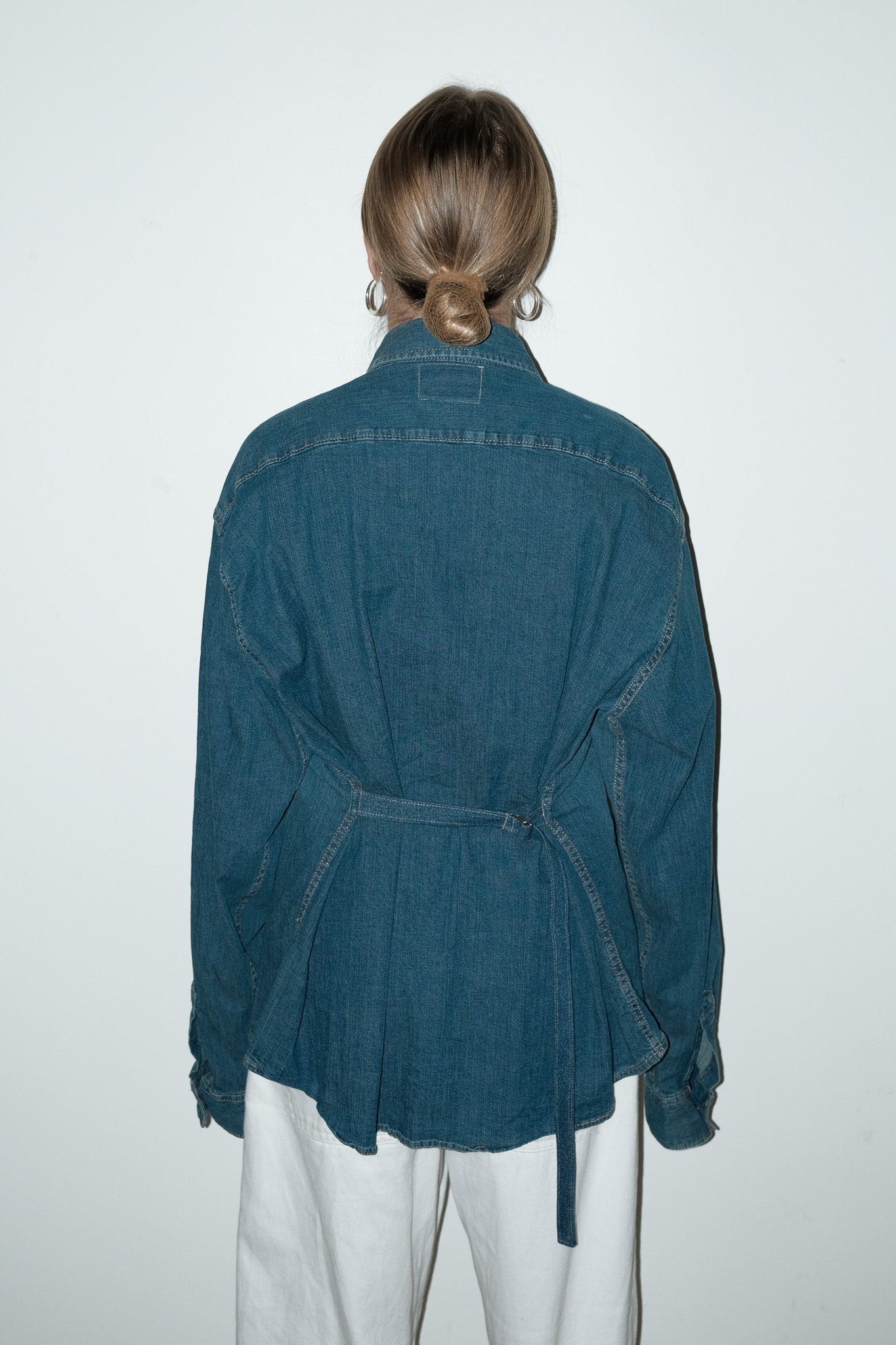 Rosa reworked denim shirt - M