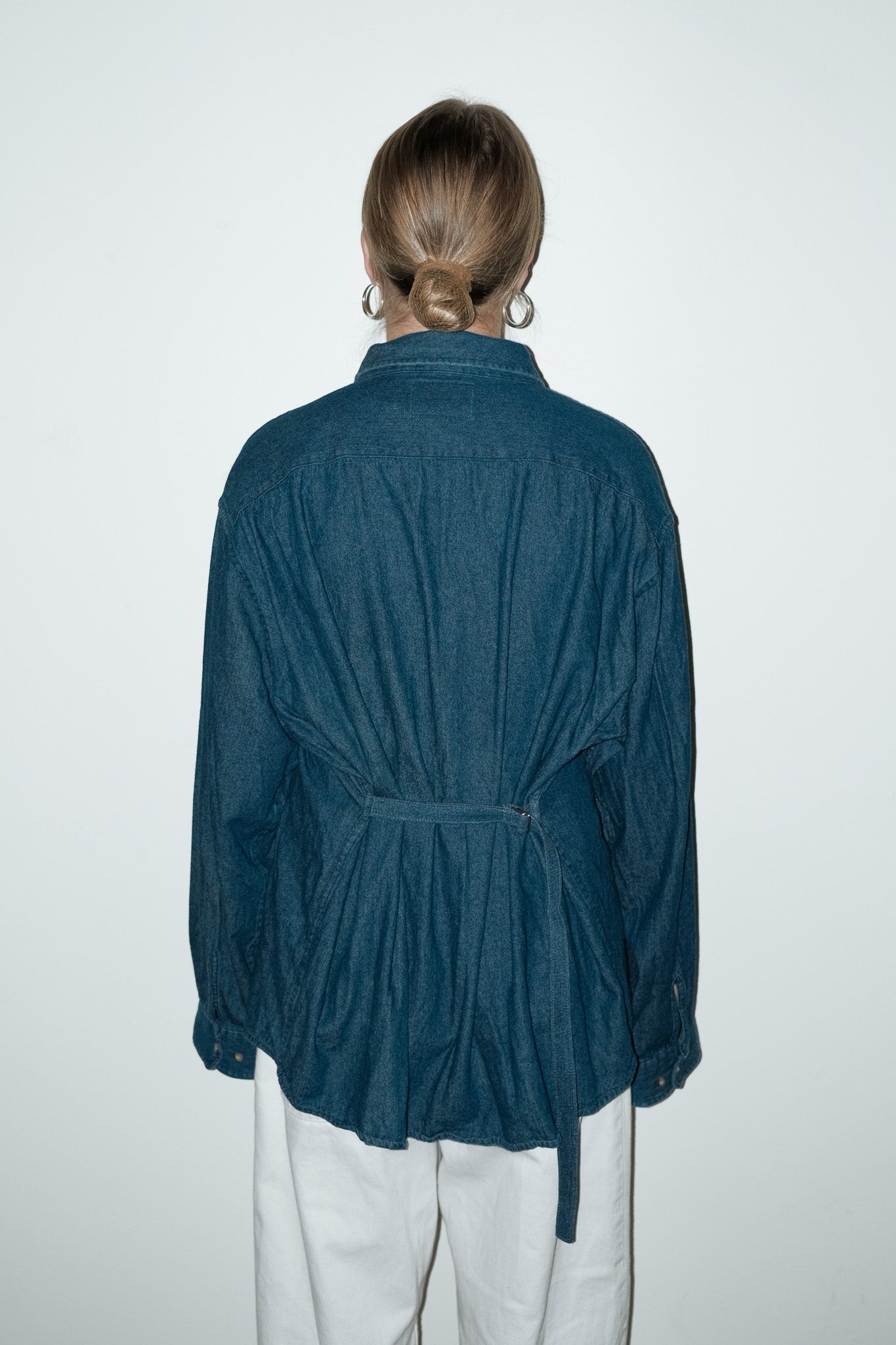 Nala reworked denim shirt - L