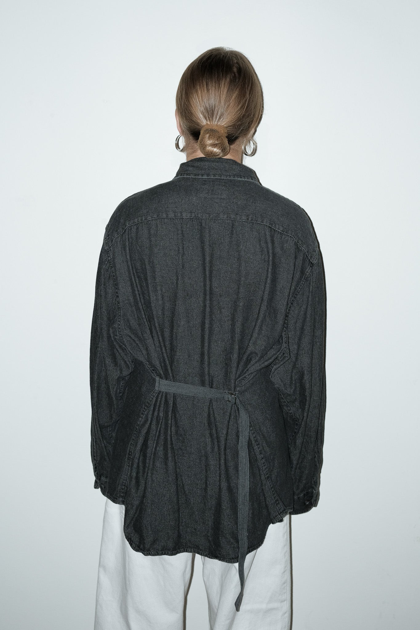 Lelah reworked denim shirt - M