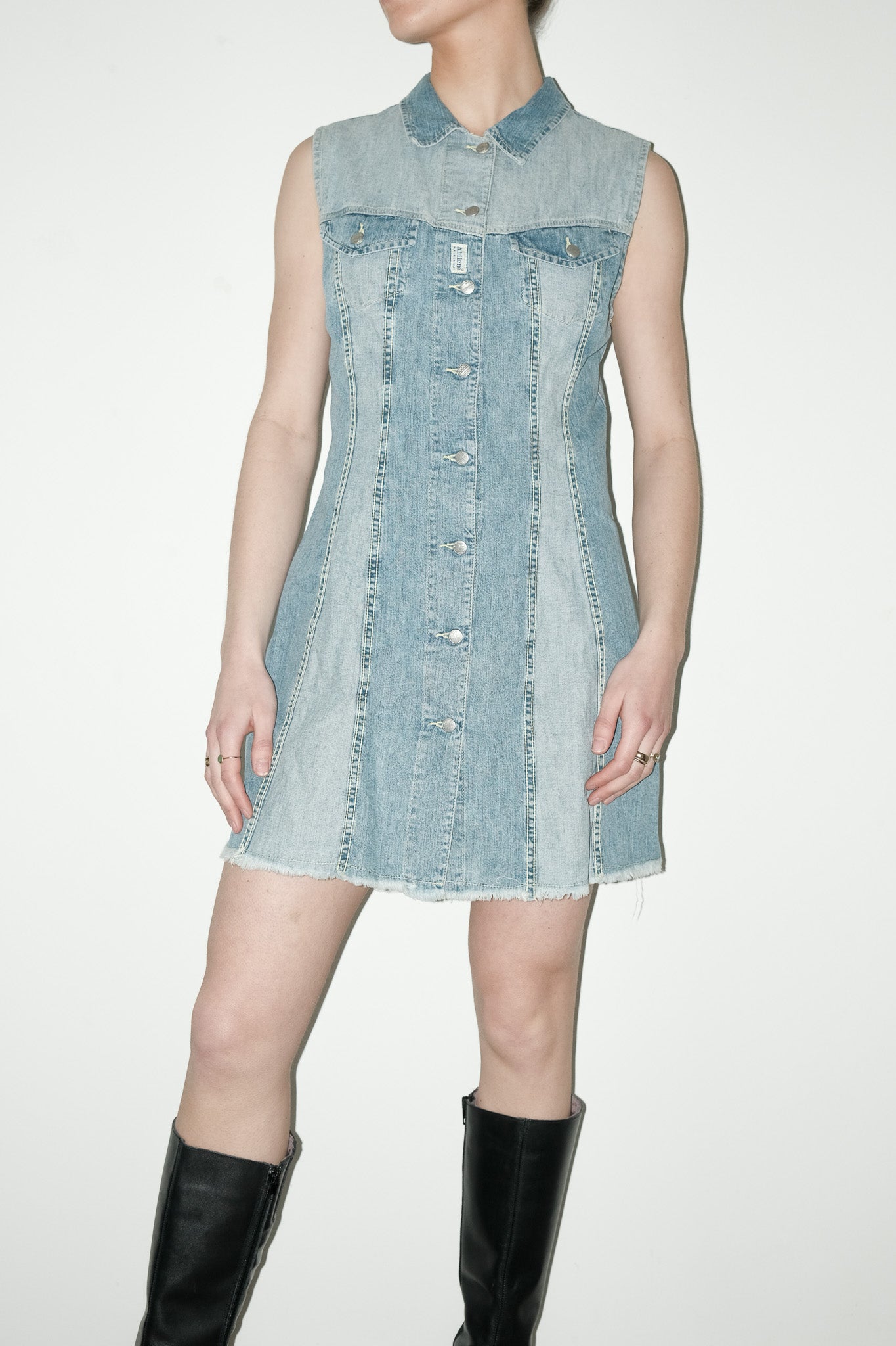 Inay denim jurk - S