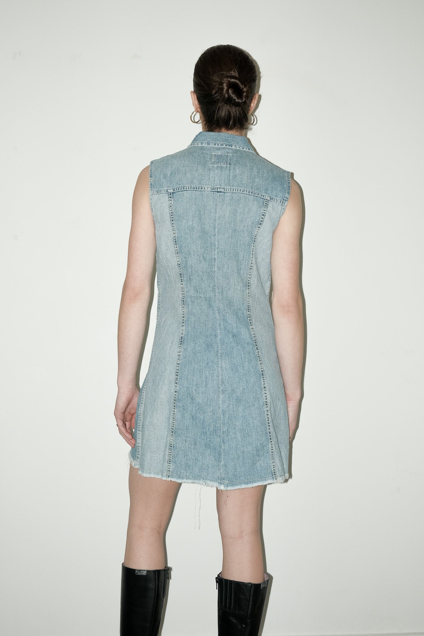 Inay denim jurk - S