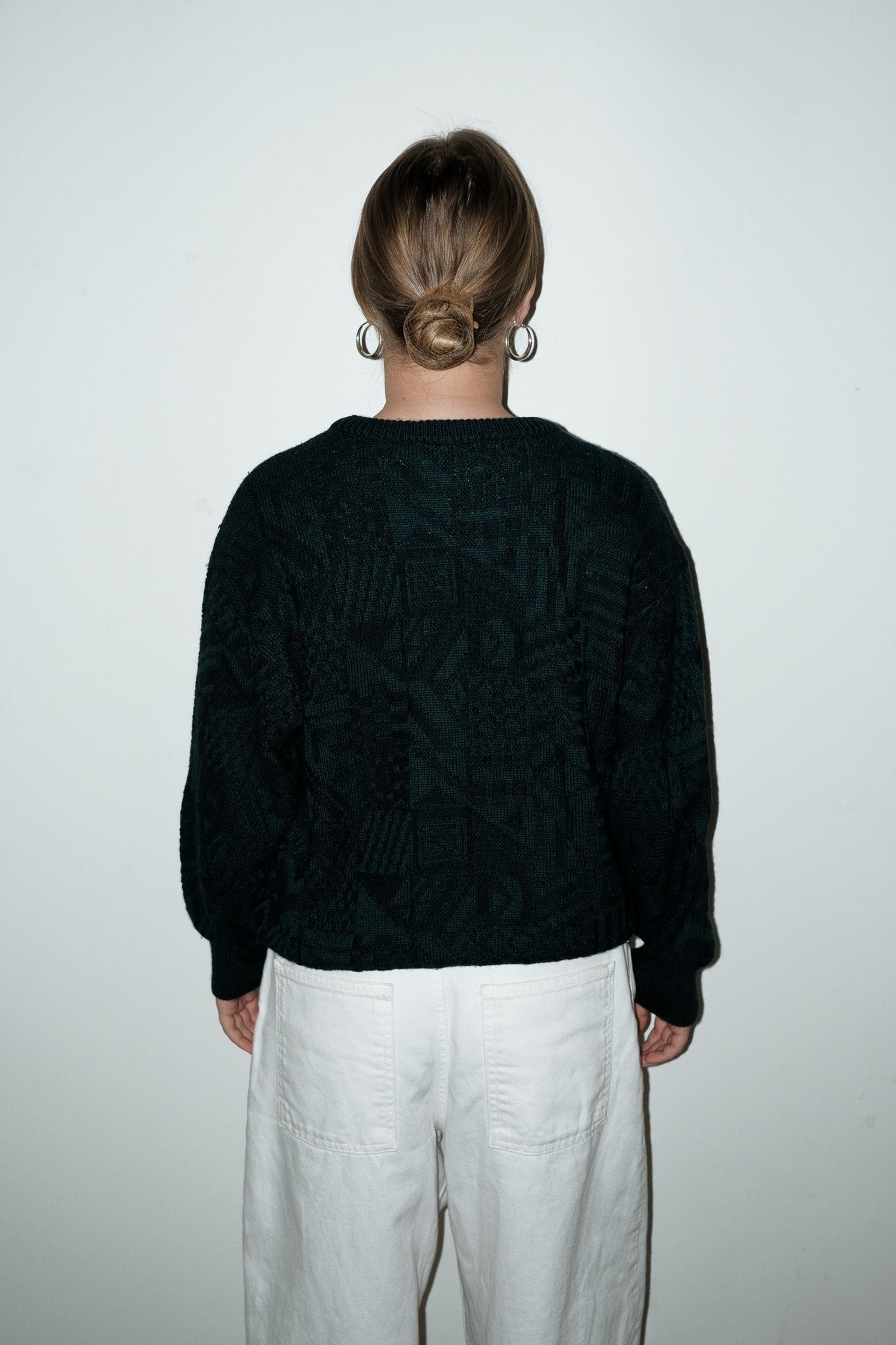 Elva wool-blend trui - M