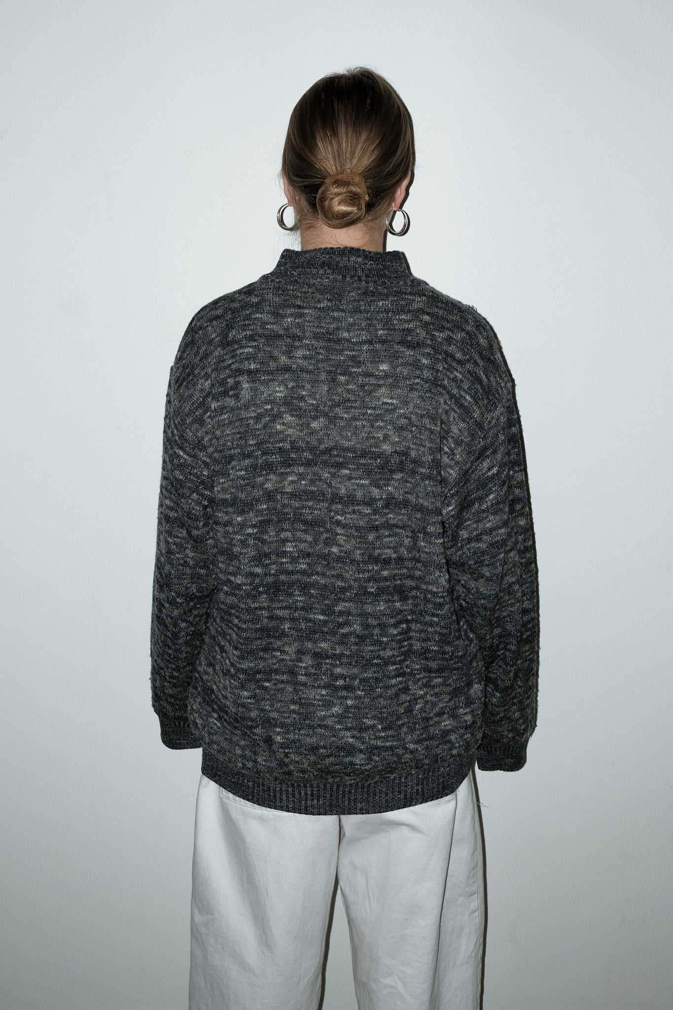 Bonnie zip-up trui - L