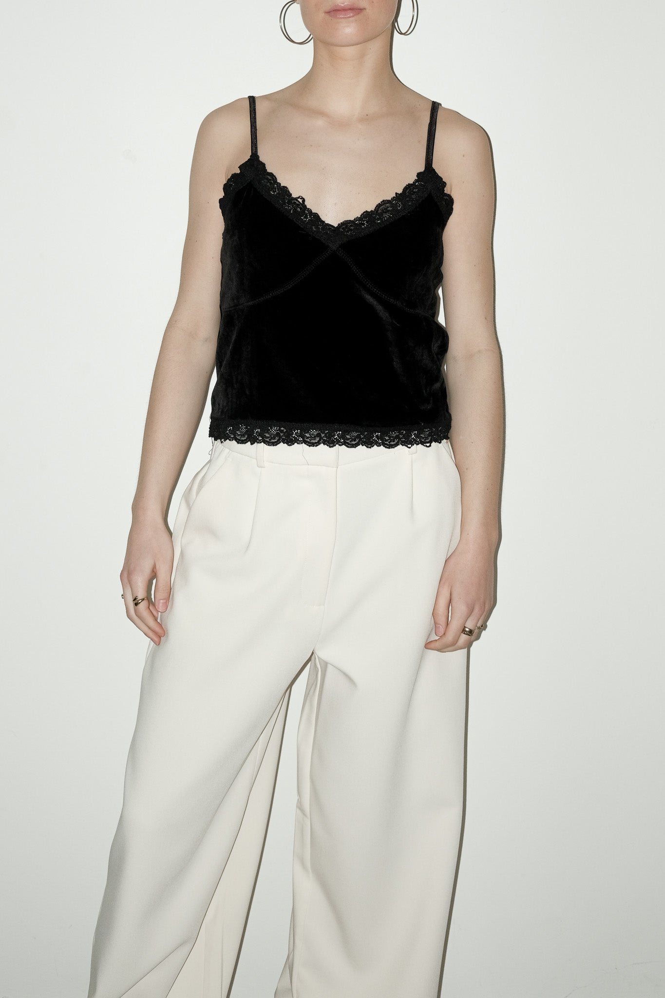 Eira velours top - M