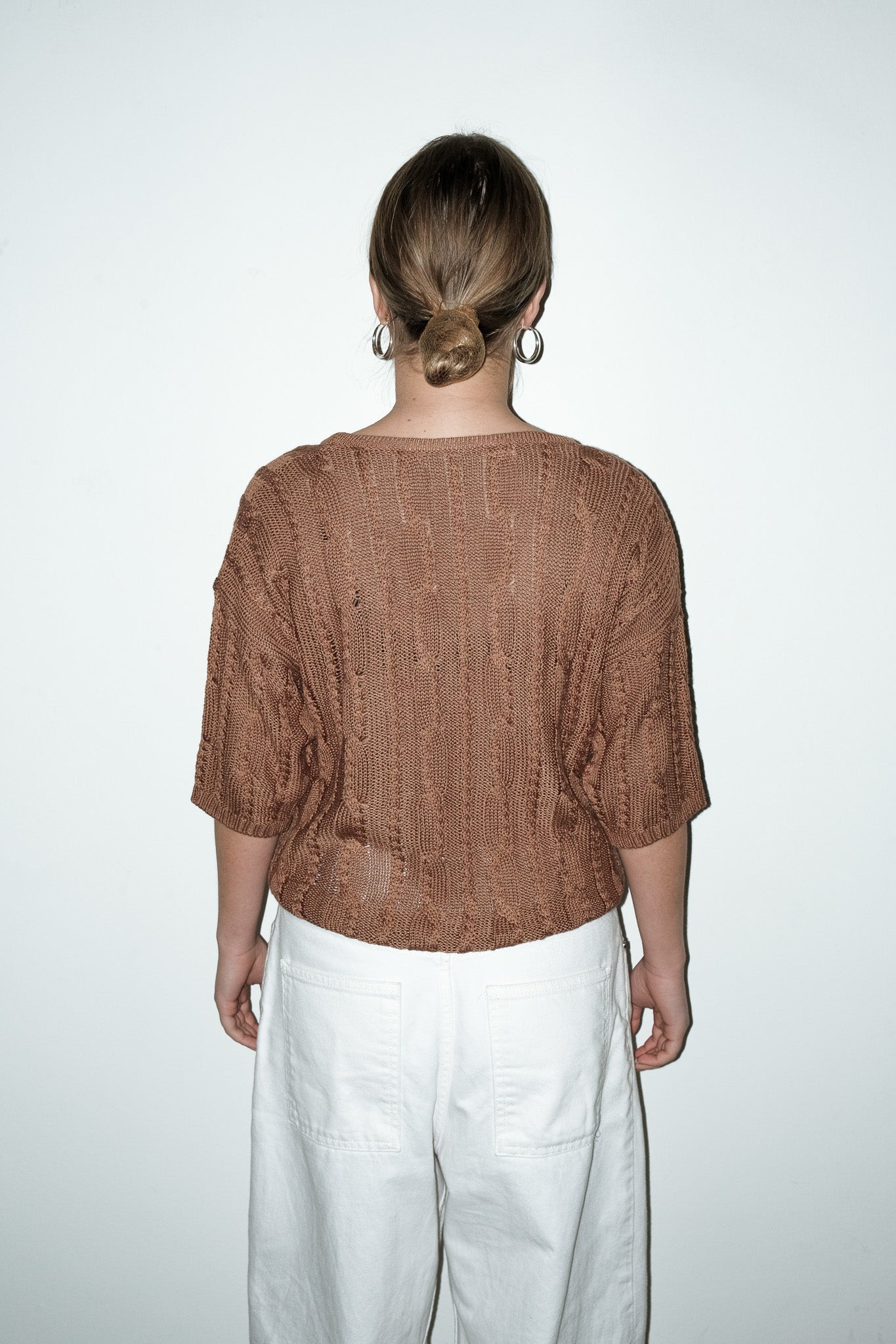 Nellie gebreide top - M