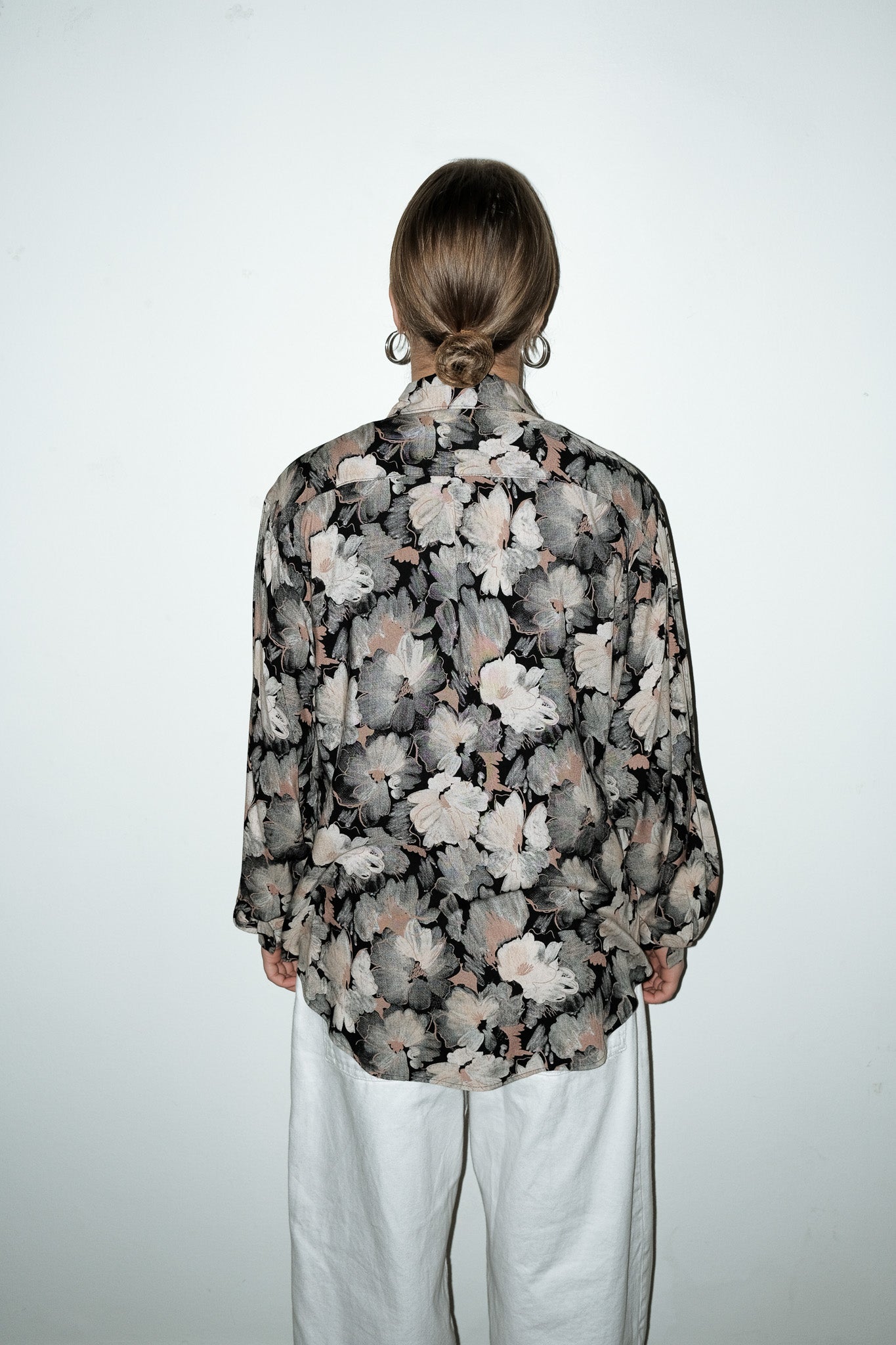 Evi geprinte blouse - M