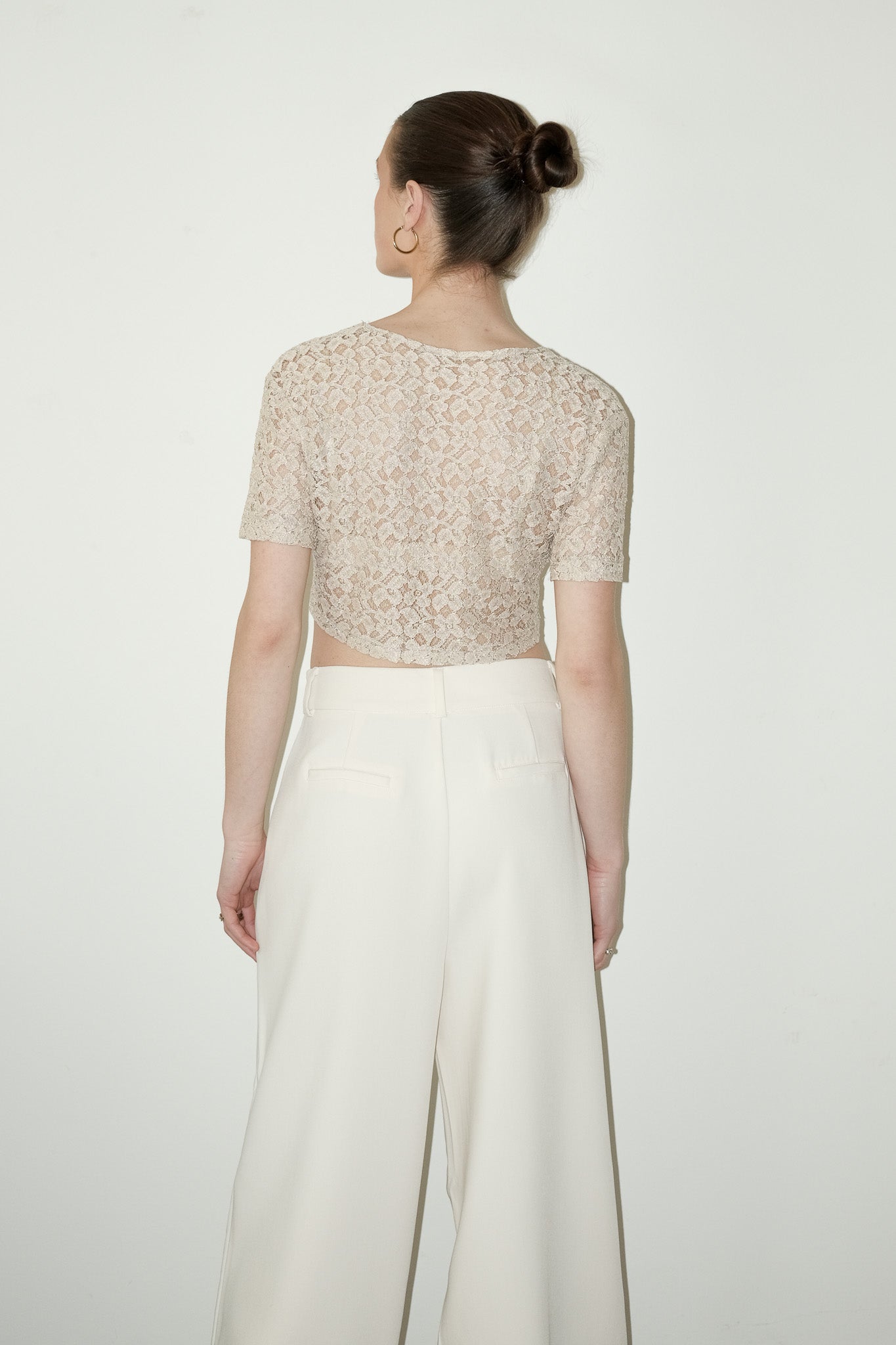 Elara kanten top - S